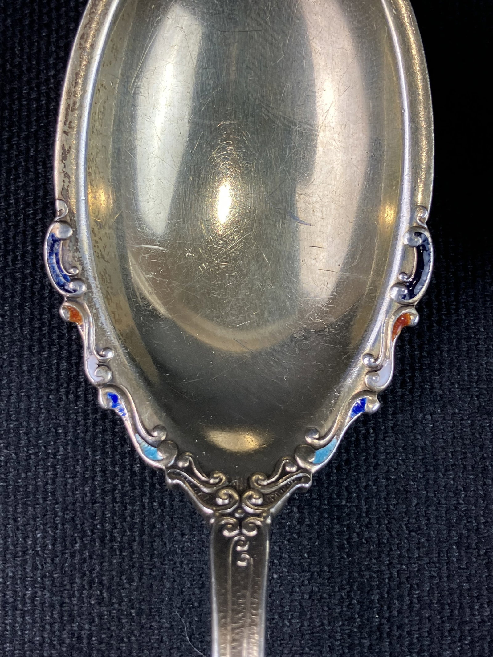 Gorham Sterling Silver Enameled Flatware - 3