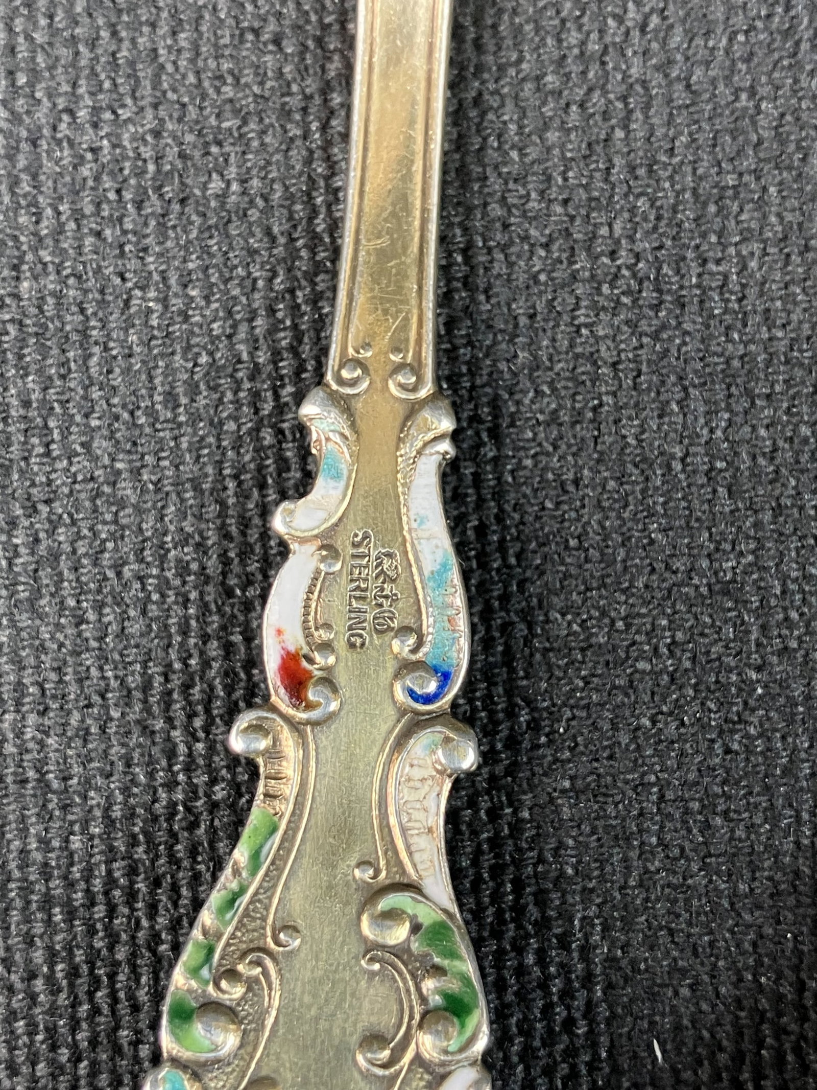 Gorham Sterling Silver Enameled Flatware - 6