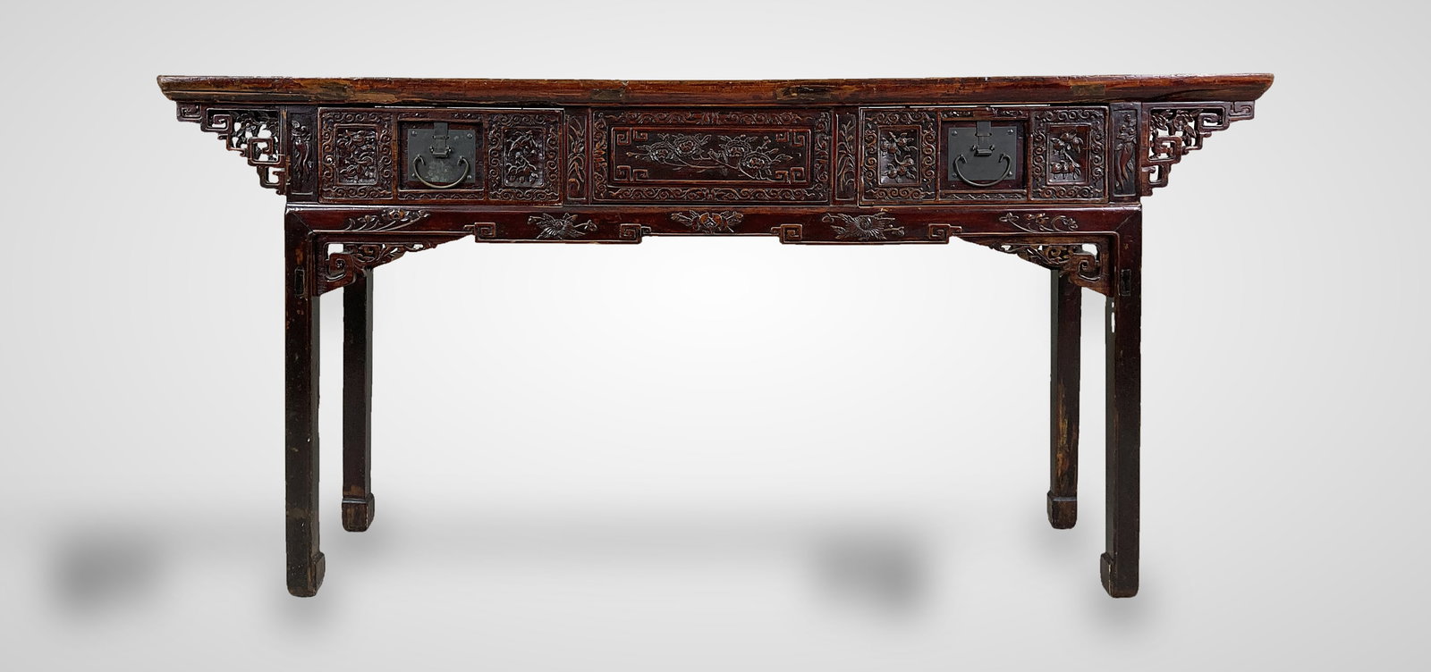 Chinese Carved Hardwood Altar Table - 10
