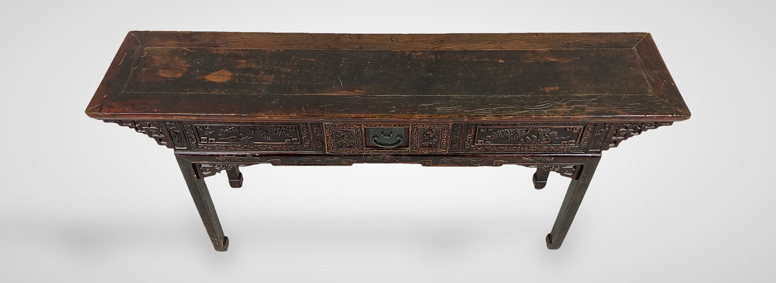 Chinese Carved Hardwood Altar Table - 2