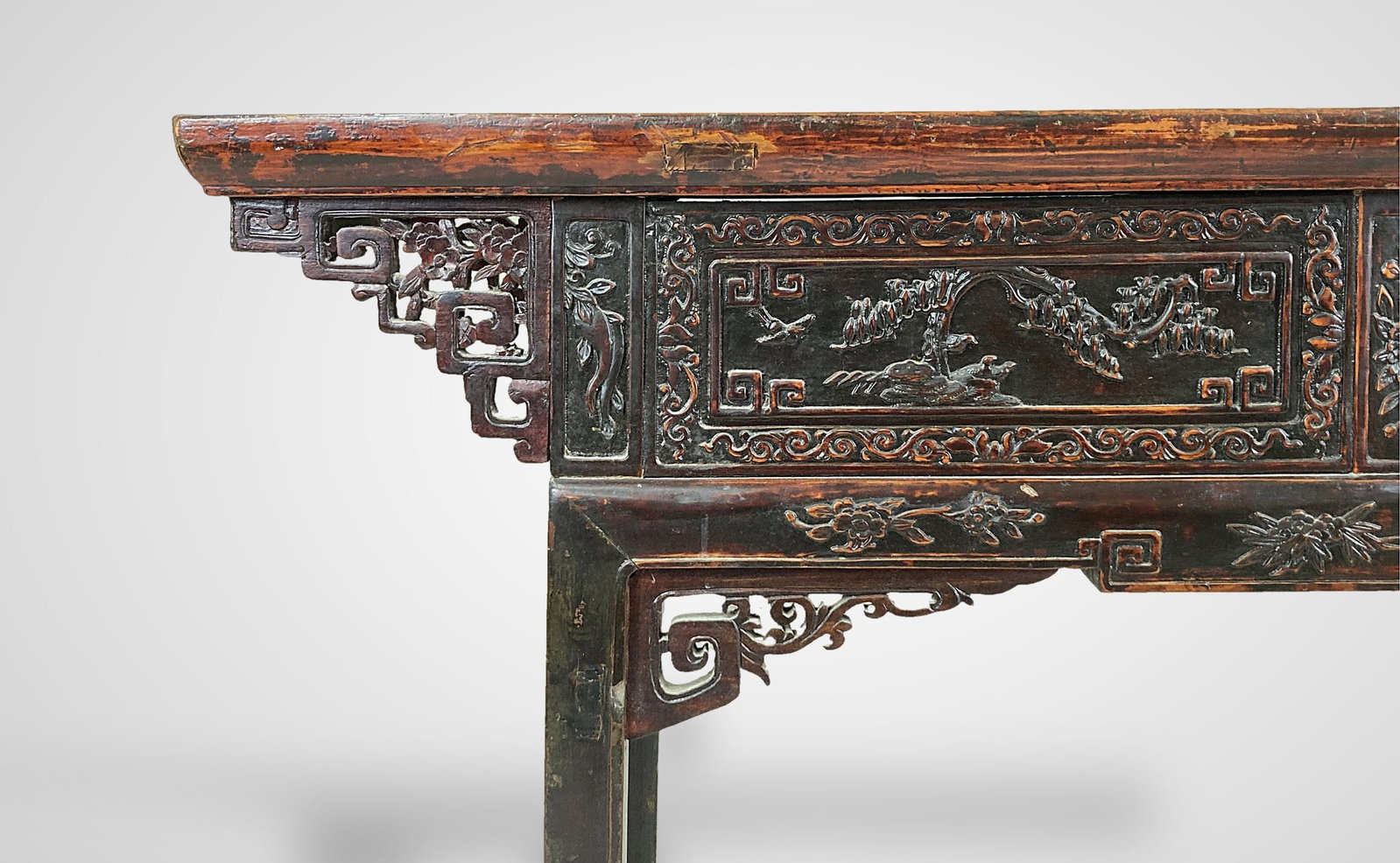 Chinese Carved Hardwood Altar Table - 4
