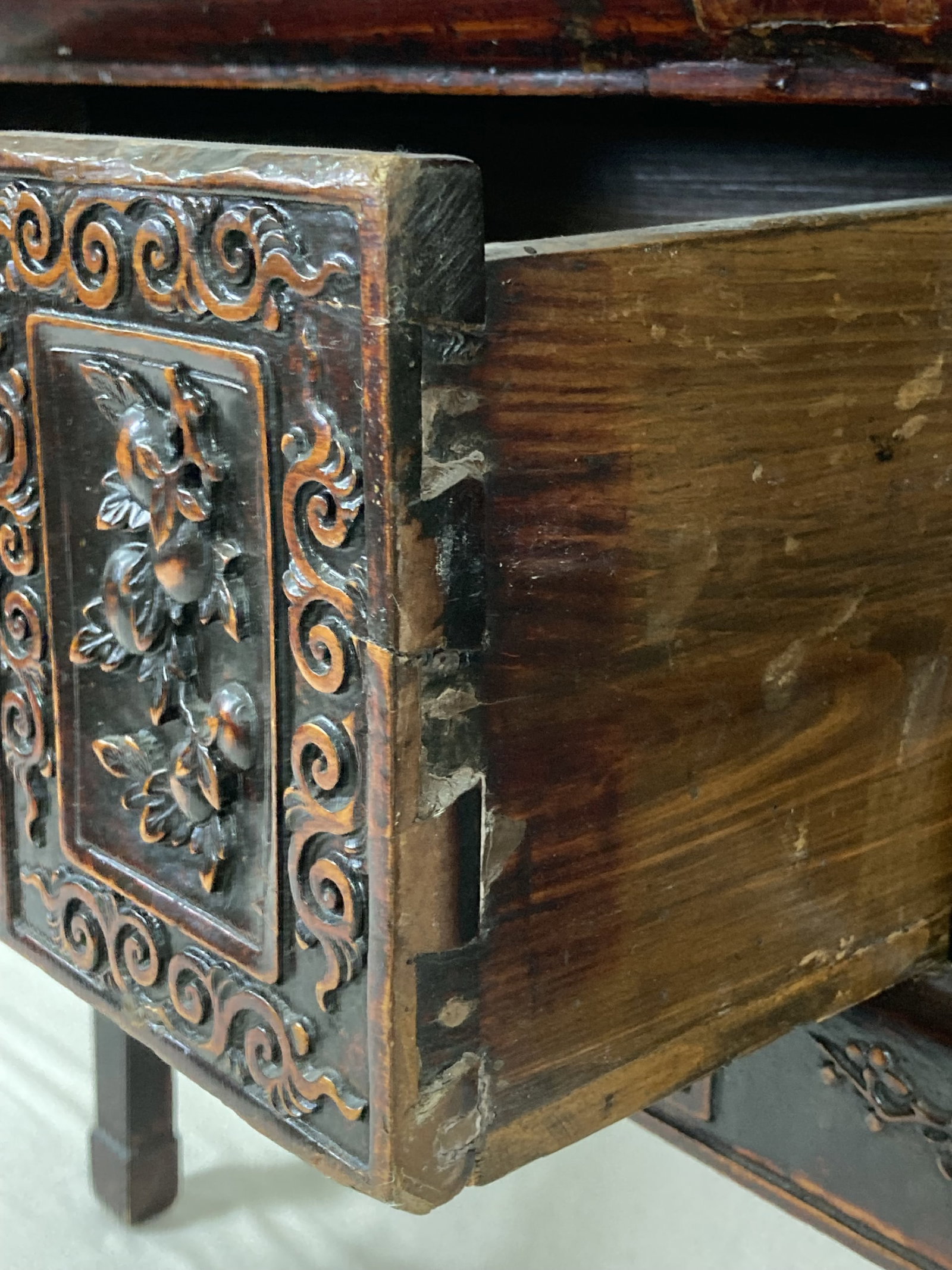 Chinese Carved Hardwood Altar Table - 6