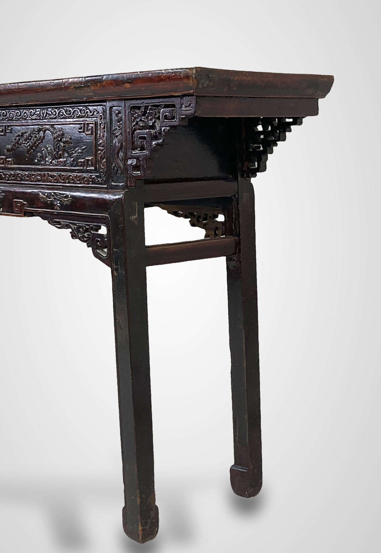 Chinese Carved Hardwood Altar Table - 8