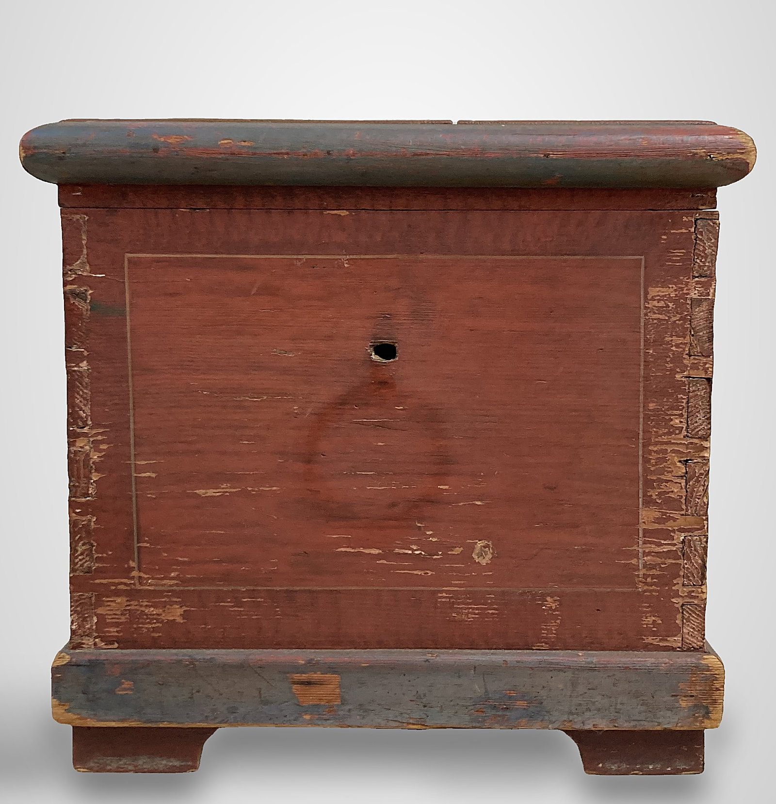 19th Century Paint Decorated Child's Blanket Chest - 7