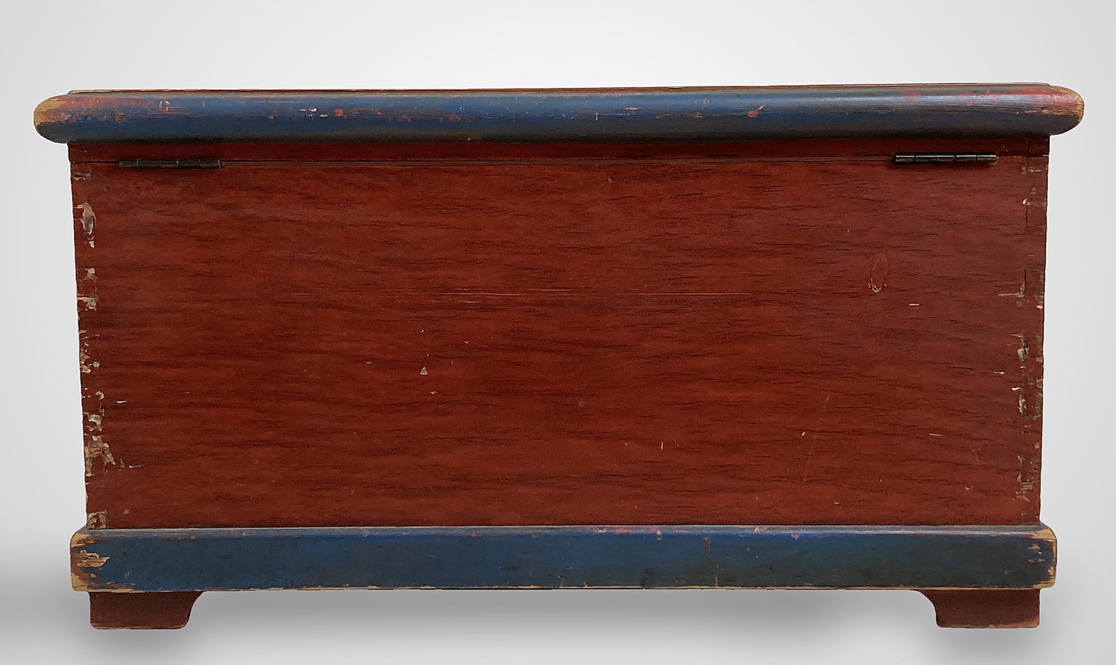 19th Century Paint Decorated Child's Blanket Chest - 8
