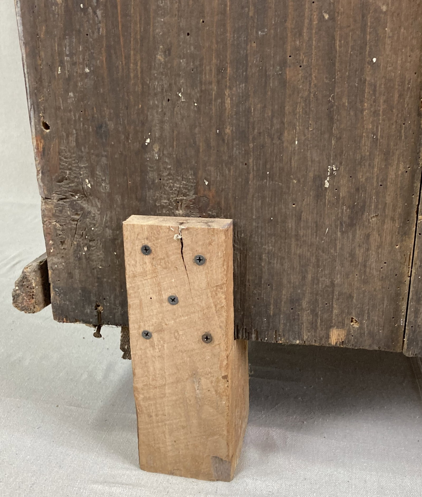Dated 1857 Continental Folk Painted Cupboard - 16