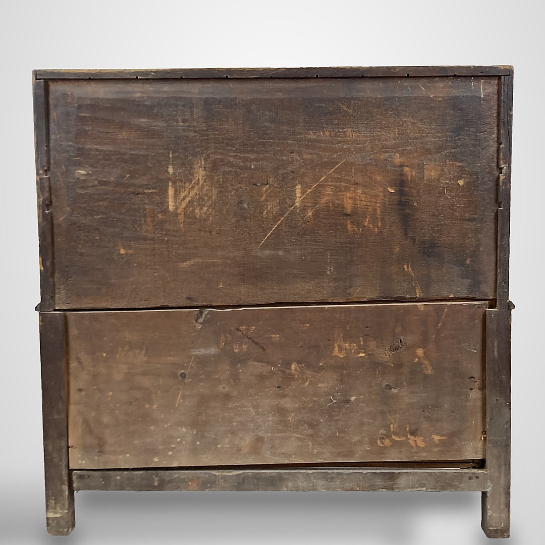 19th Century Mustard Painted Slant Front Desk - 8