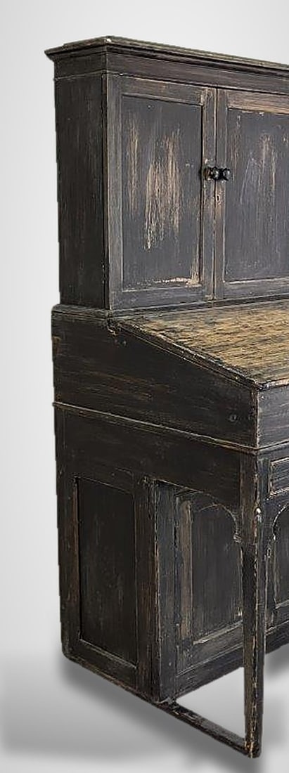 19th Century Painted Plantation Desk - 5