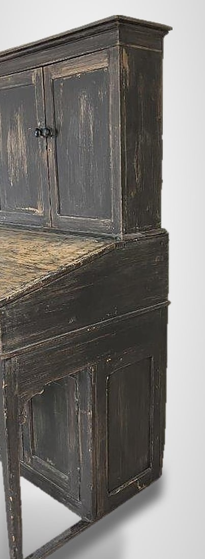 19th Century Painted Plantation Desk - 6