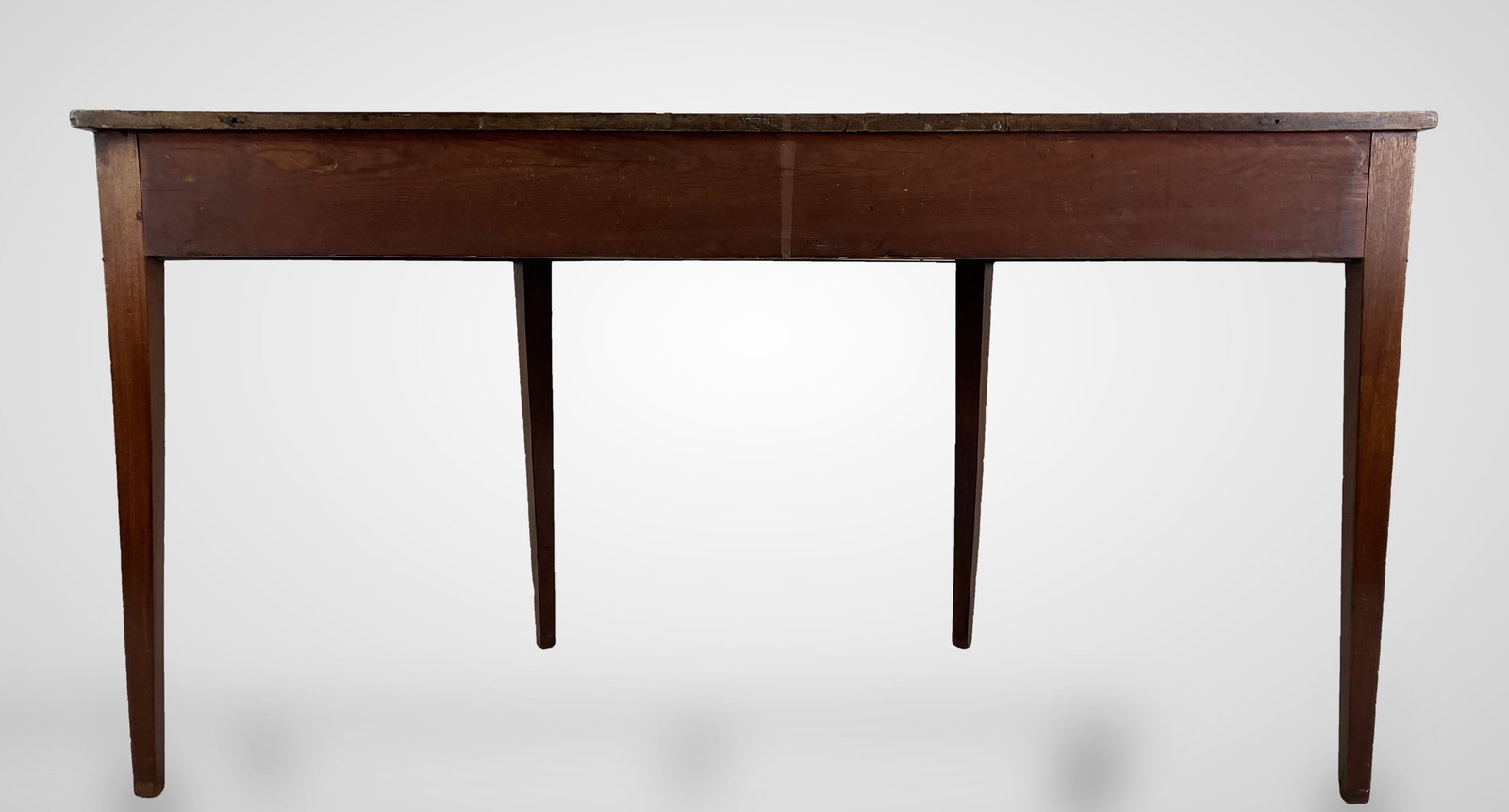 19th Century Mahogany Demilune Table - 6