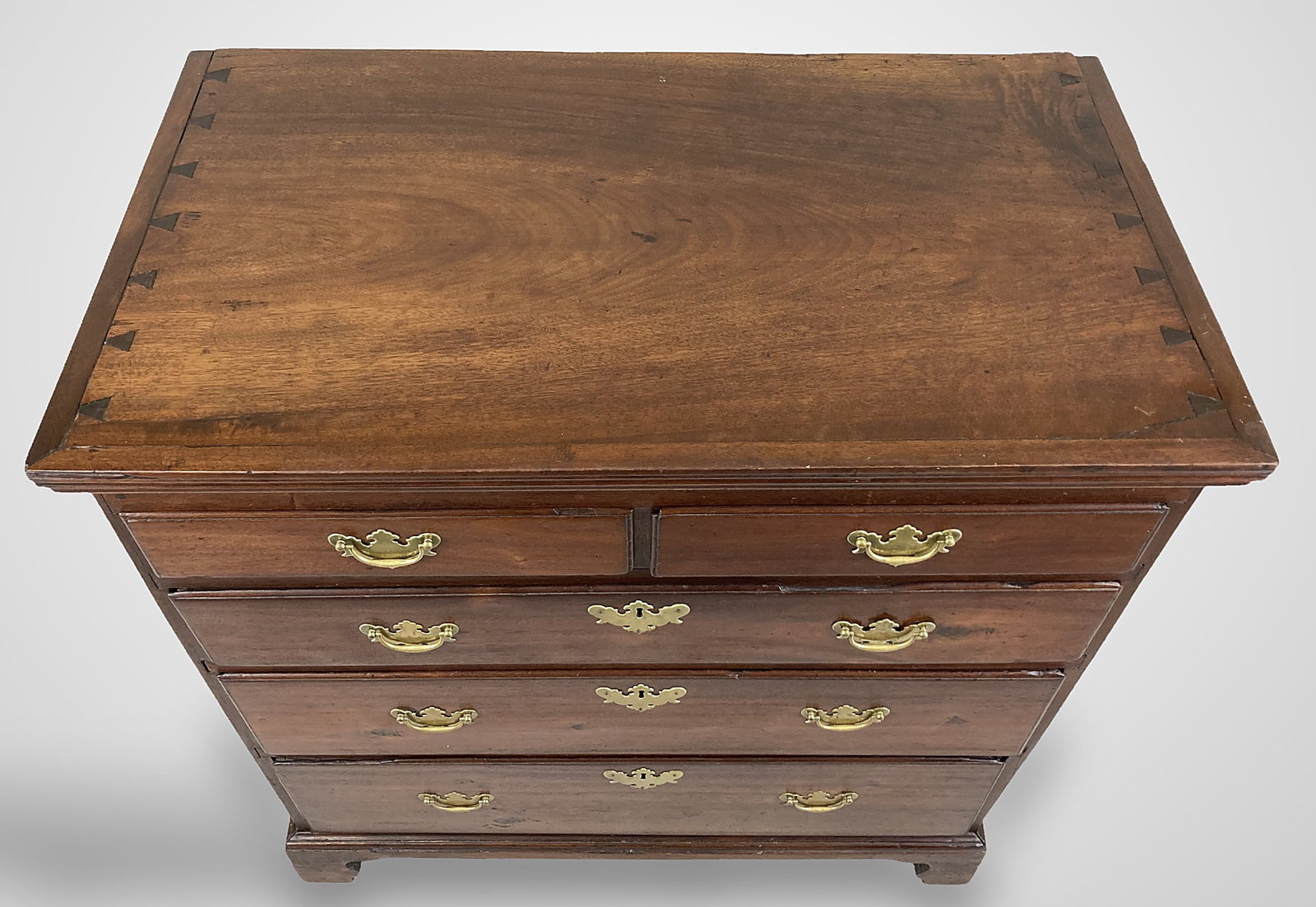 18th Century American Chippendale Cherry Chest - 2