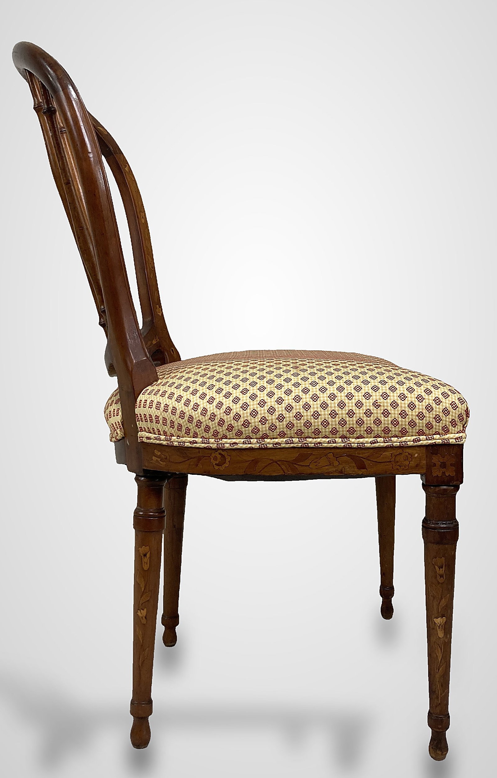 Pair Of Dutch Marquetry Chairs - 7