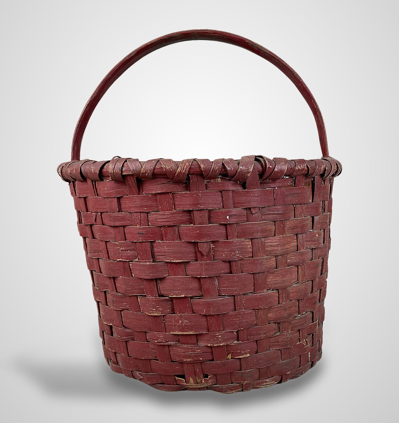 Fine Painted Country Basket - 3