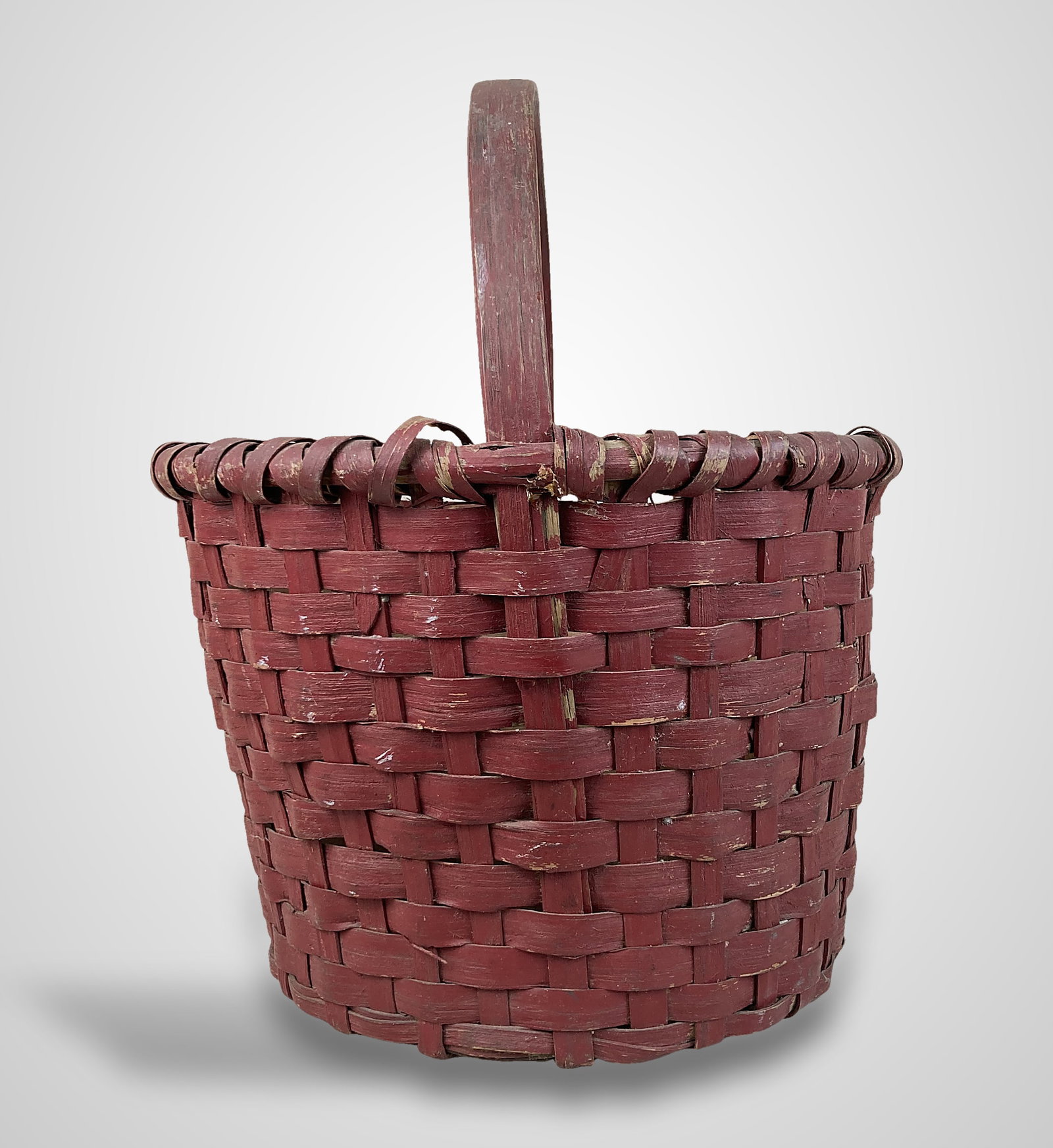 Fine Painted Country Basket - 4