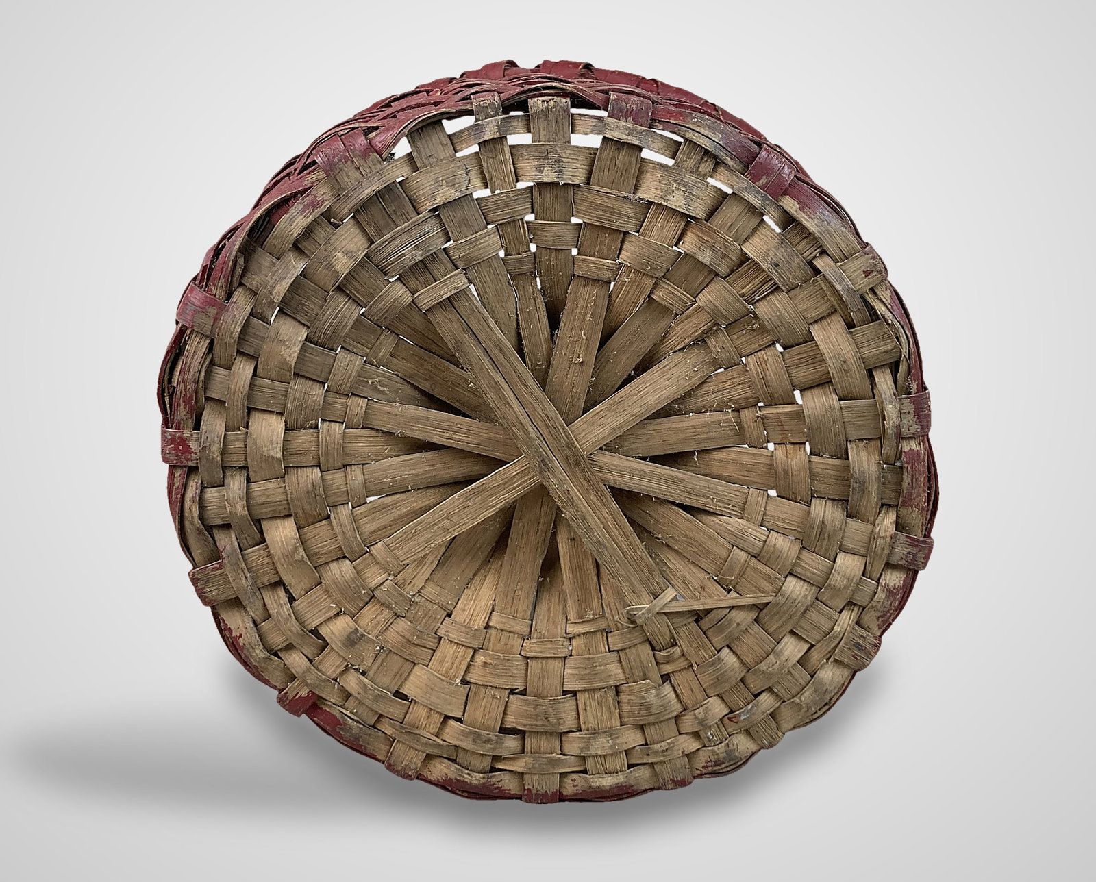 Fine Painted Country Basket - 8