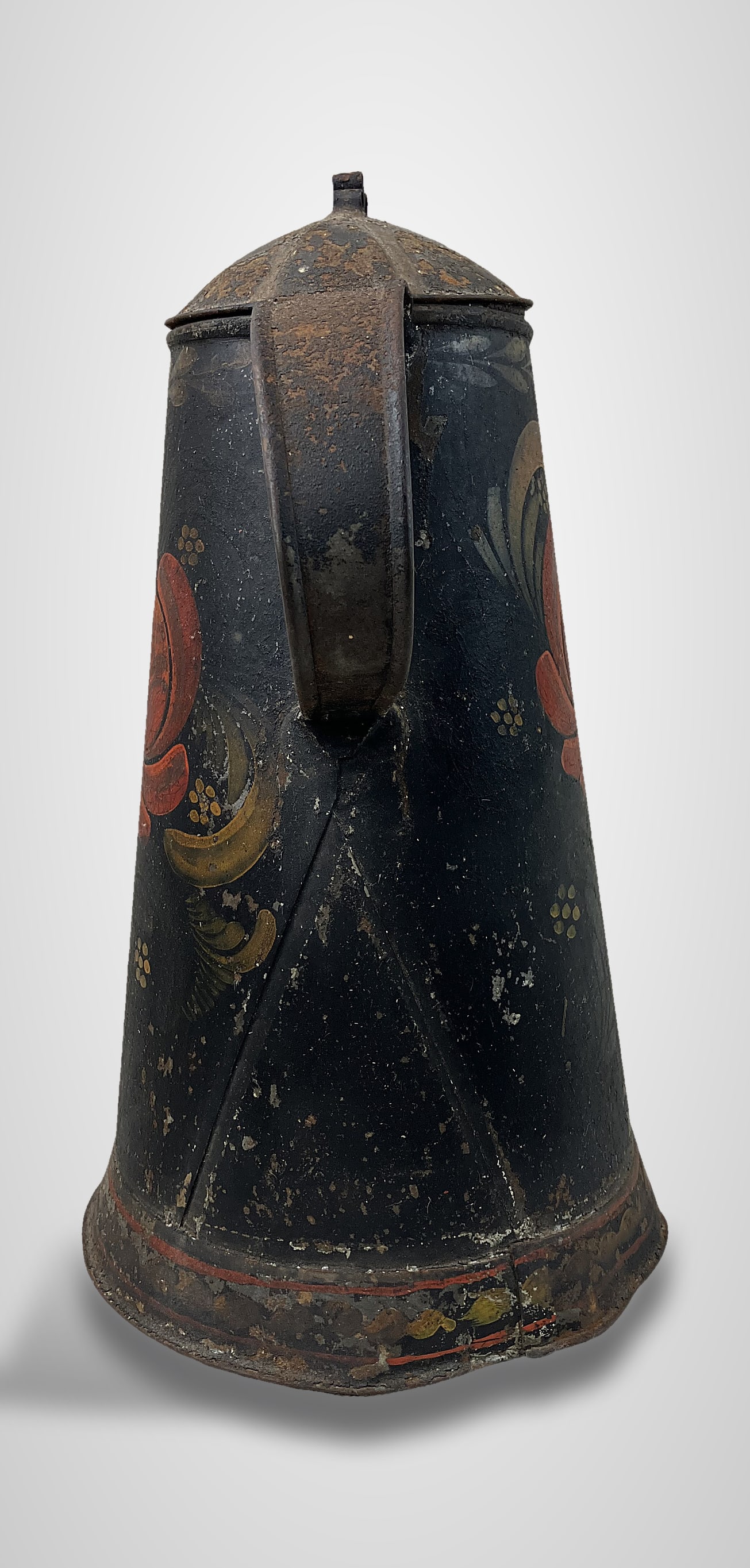 Toleware Decorated Coffee Pot - 4