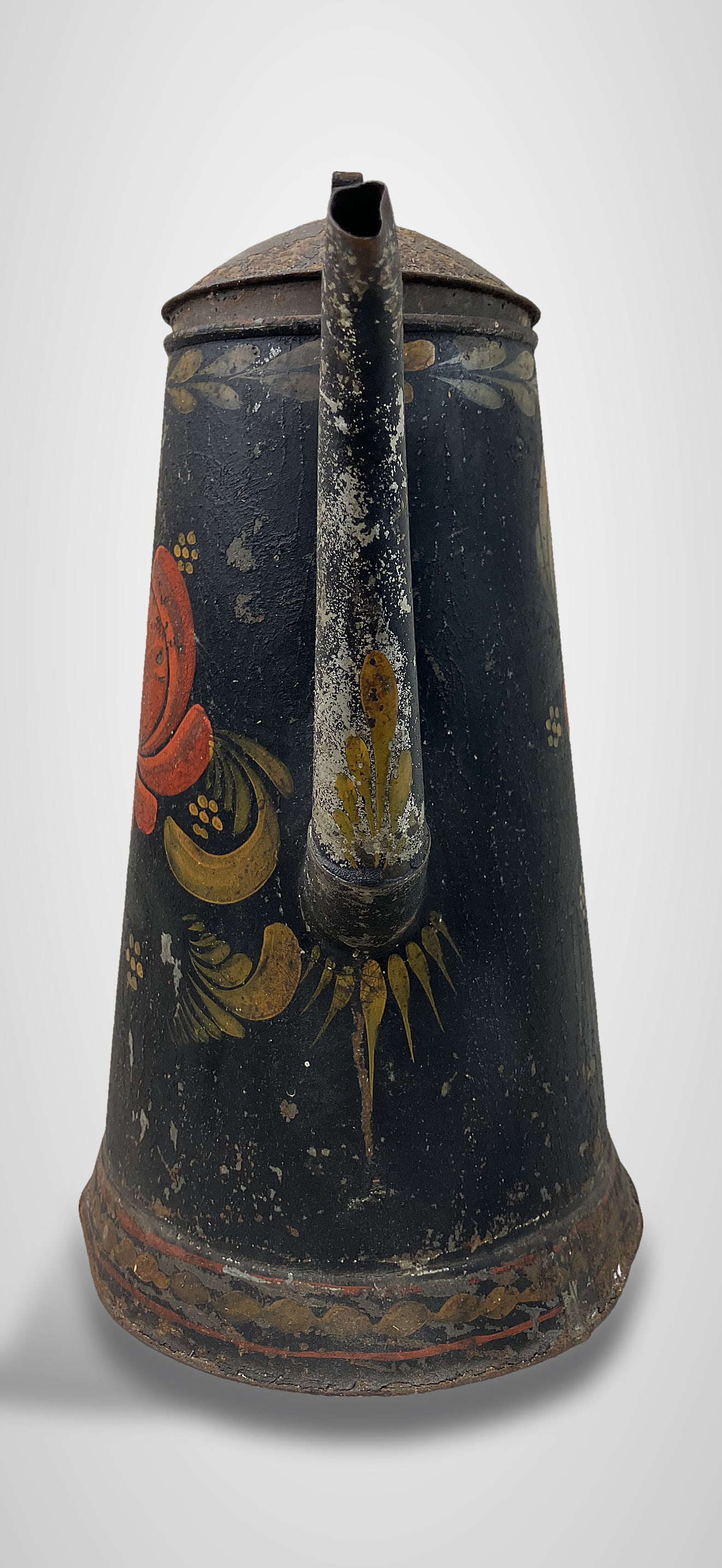 Toleware Decorated Coffee Pot - 7