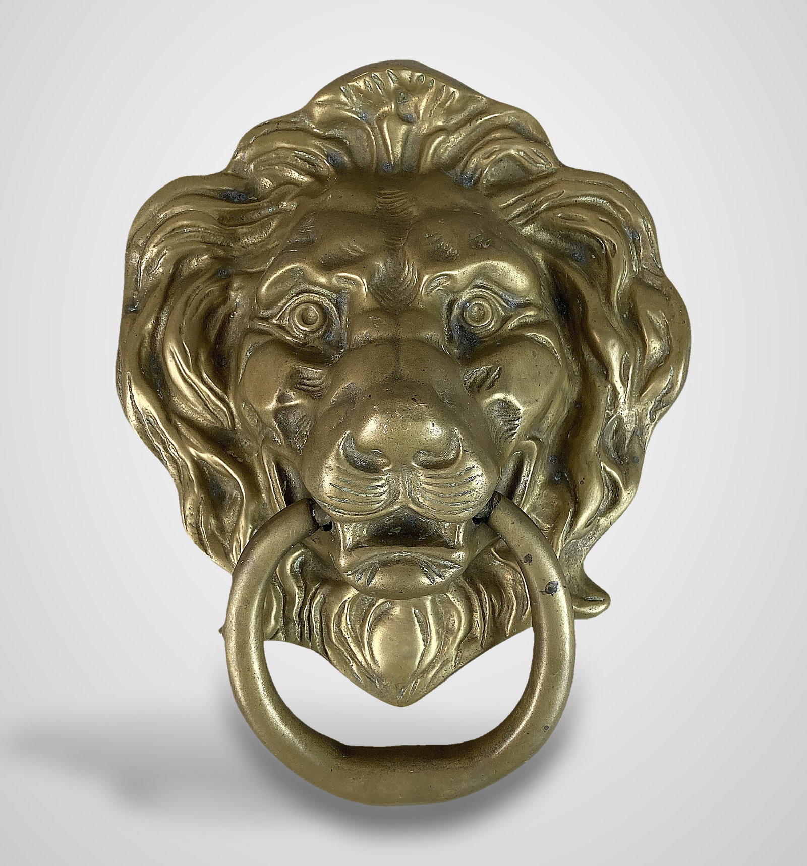 Brass Lion Door Knocker - 2