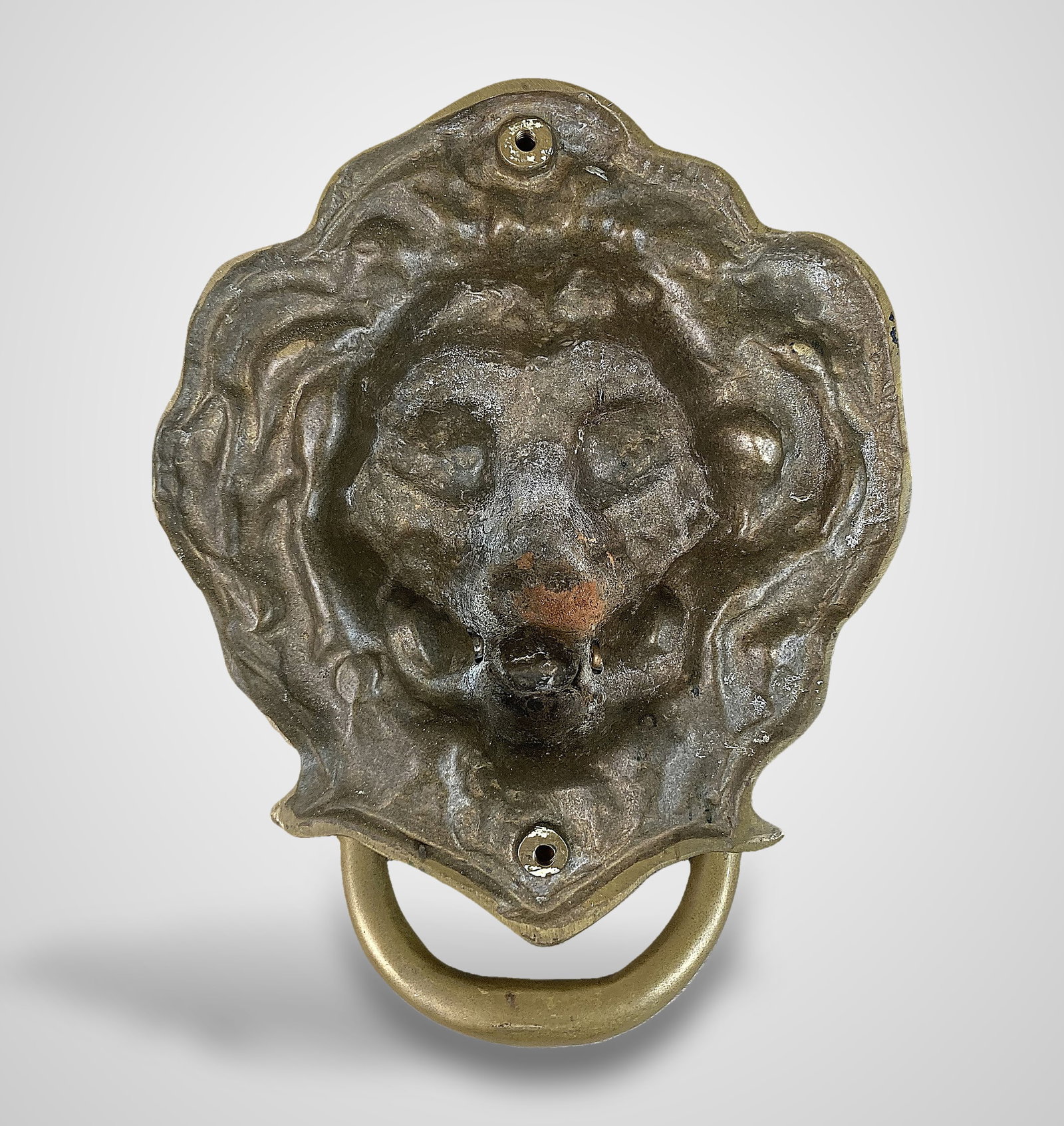 Brass Lion Door Knocker - 4