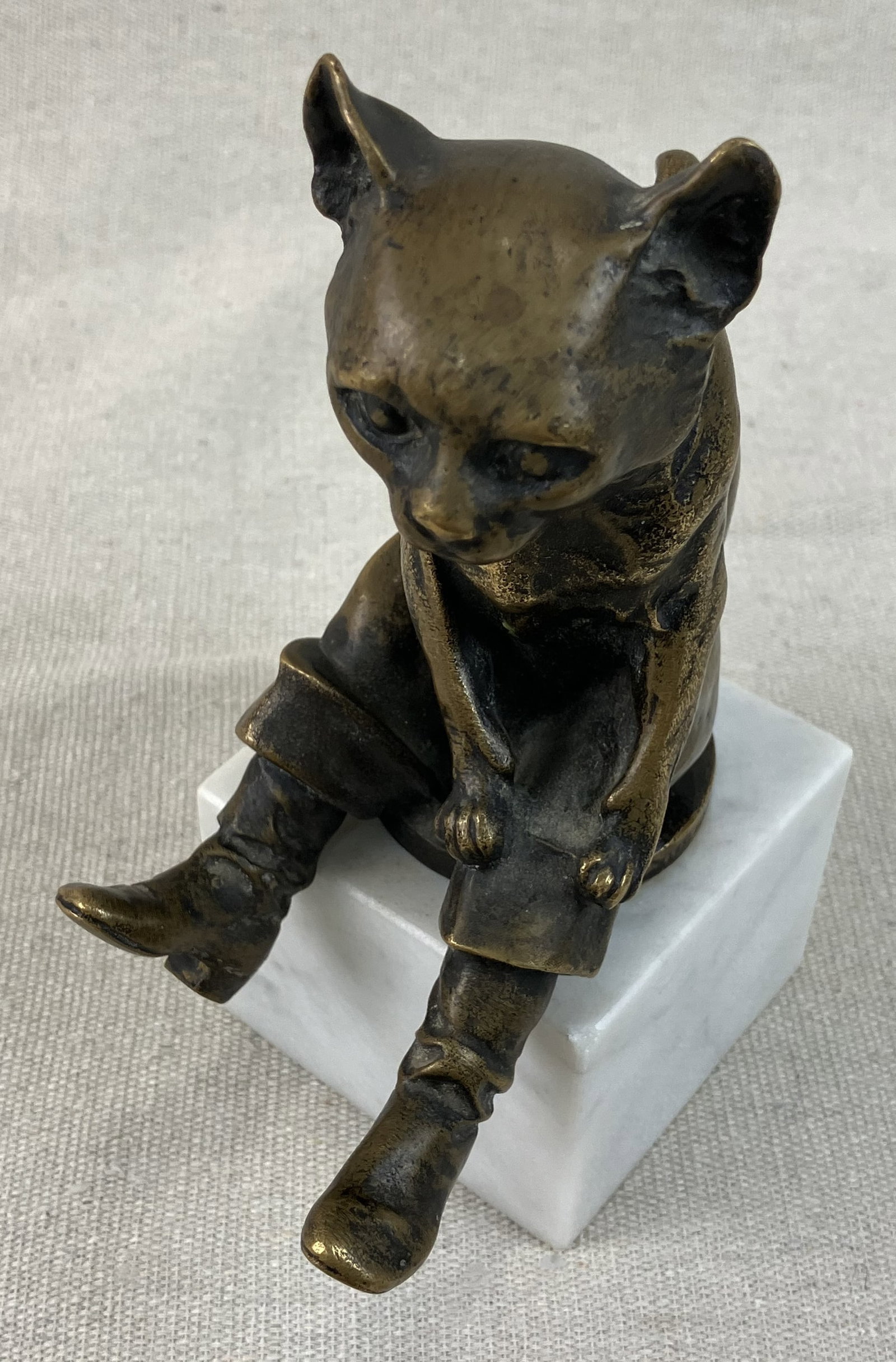 Hansi Siercke Puss in Boots Bronze Sculpture - 3