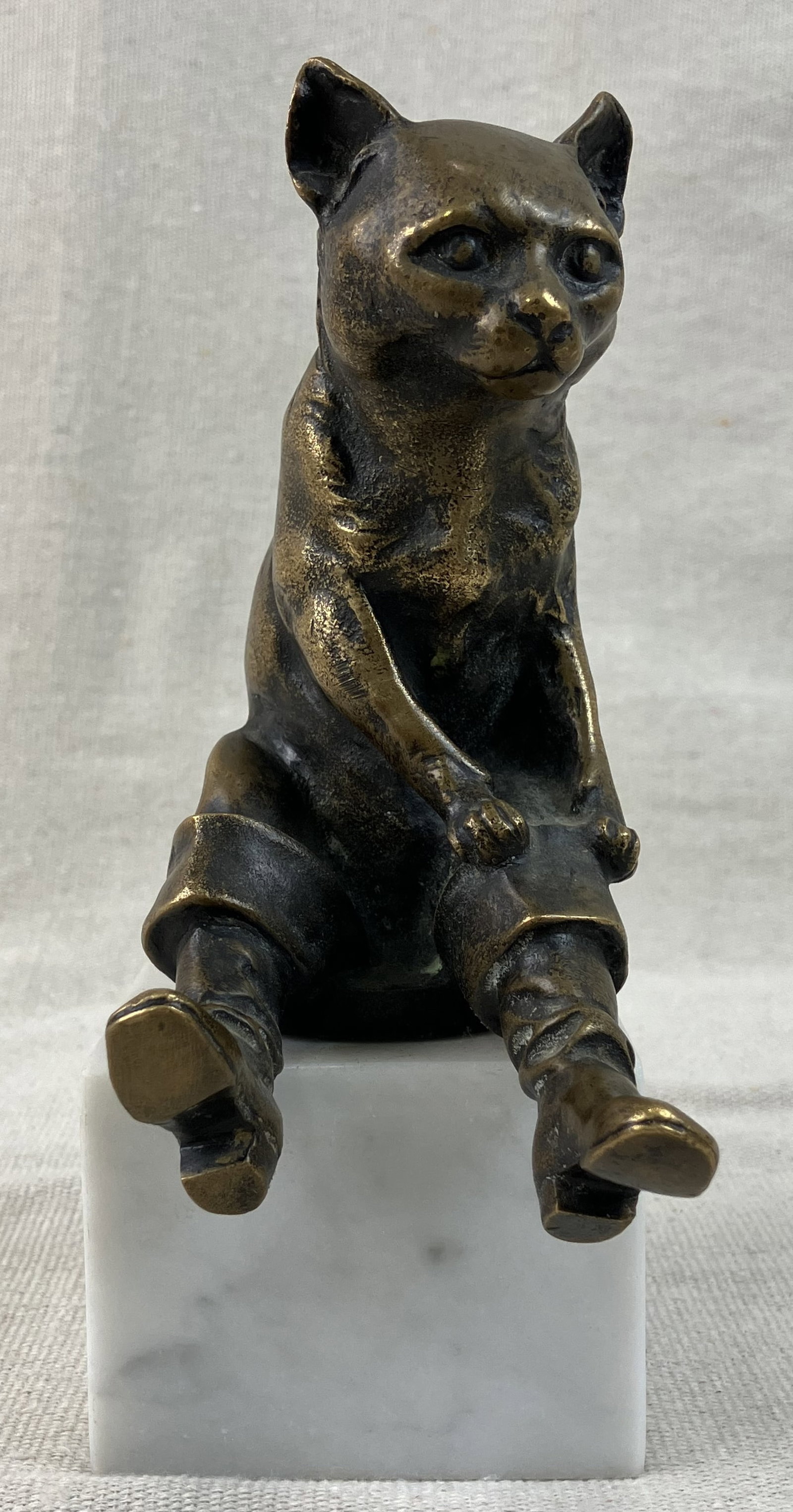Hansi Siercke Puss in Boots Bronze Sculpture - 4