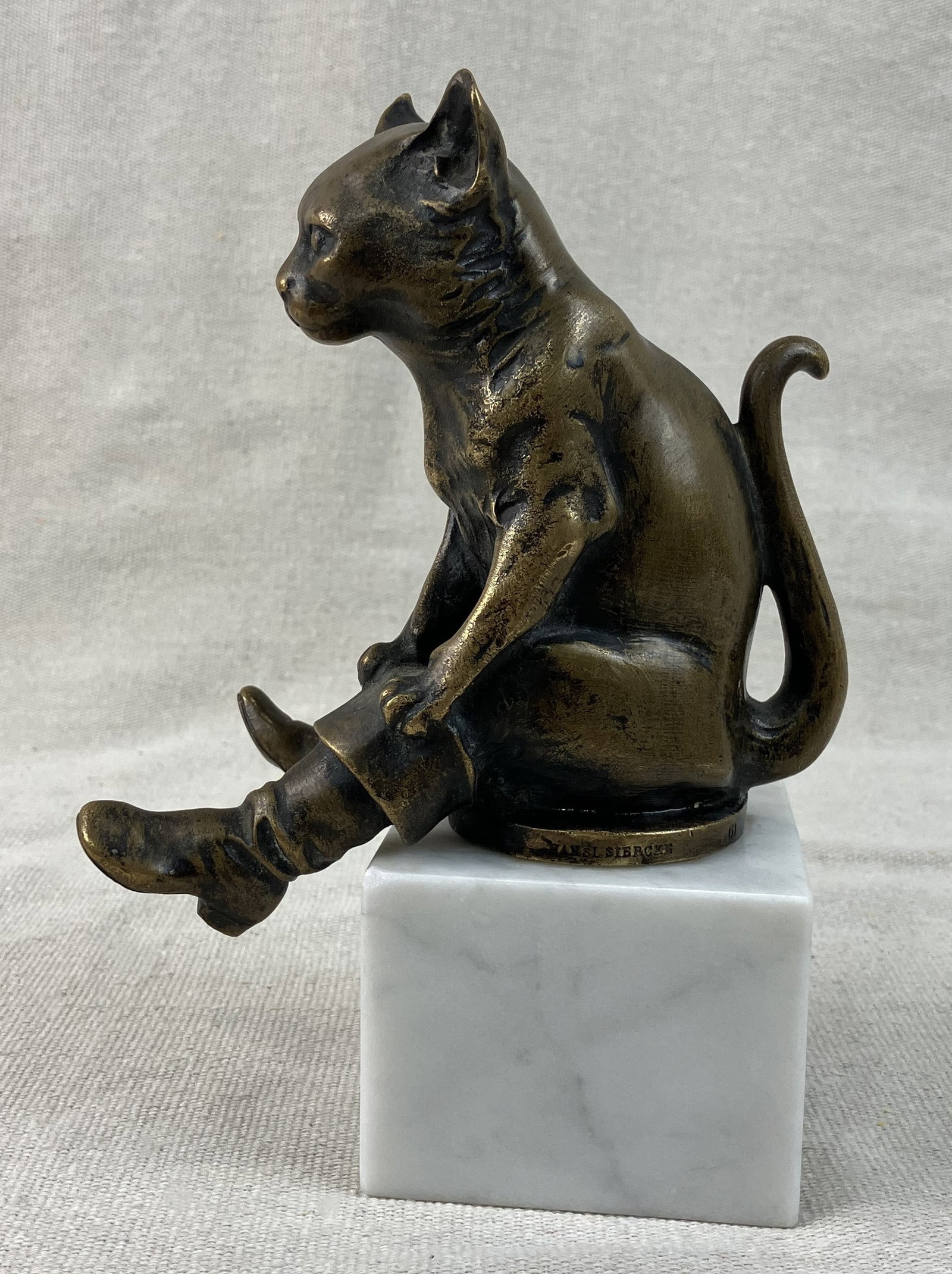 Hansi Siercke Puss in Boots Bronze Sculpture - 8