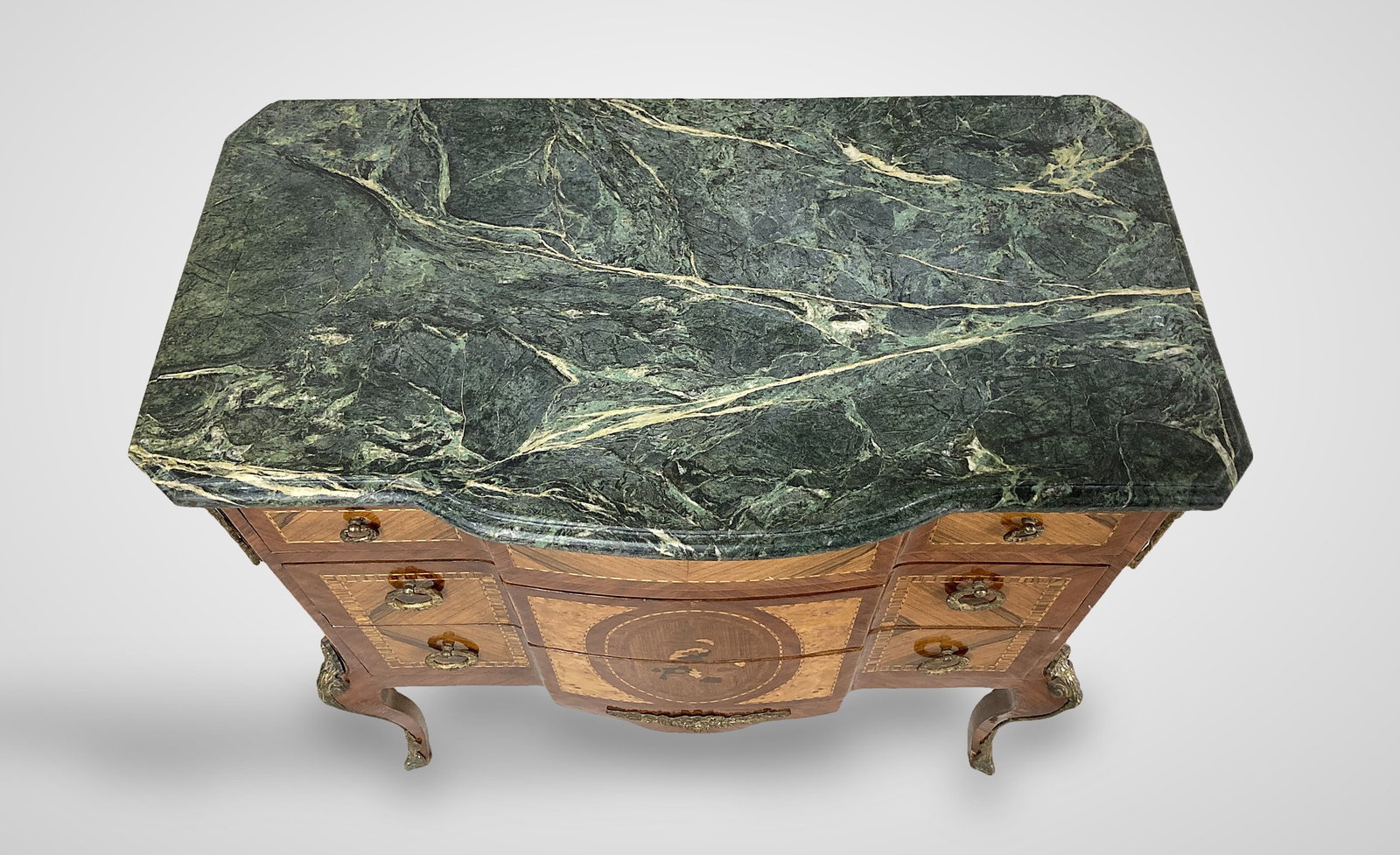 French Louis XV Style Marble Top Commode - 2