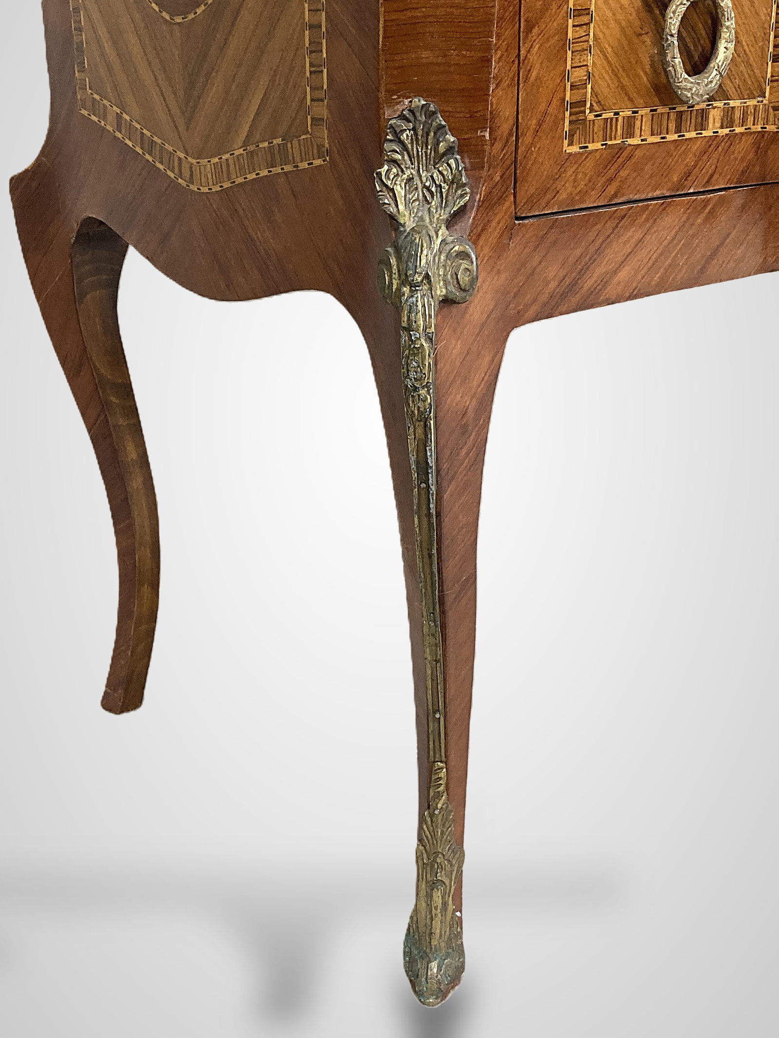 French Louis XV Style Marble Top Commode - 7