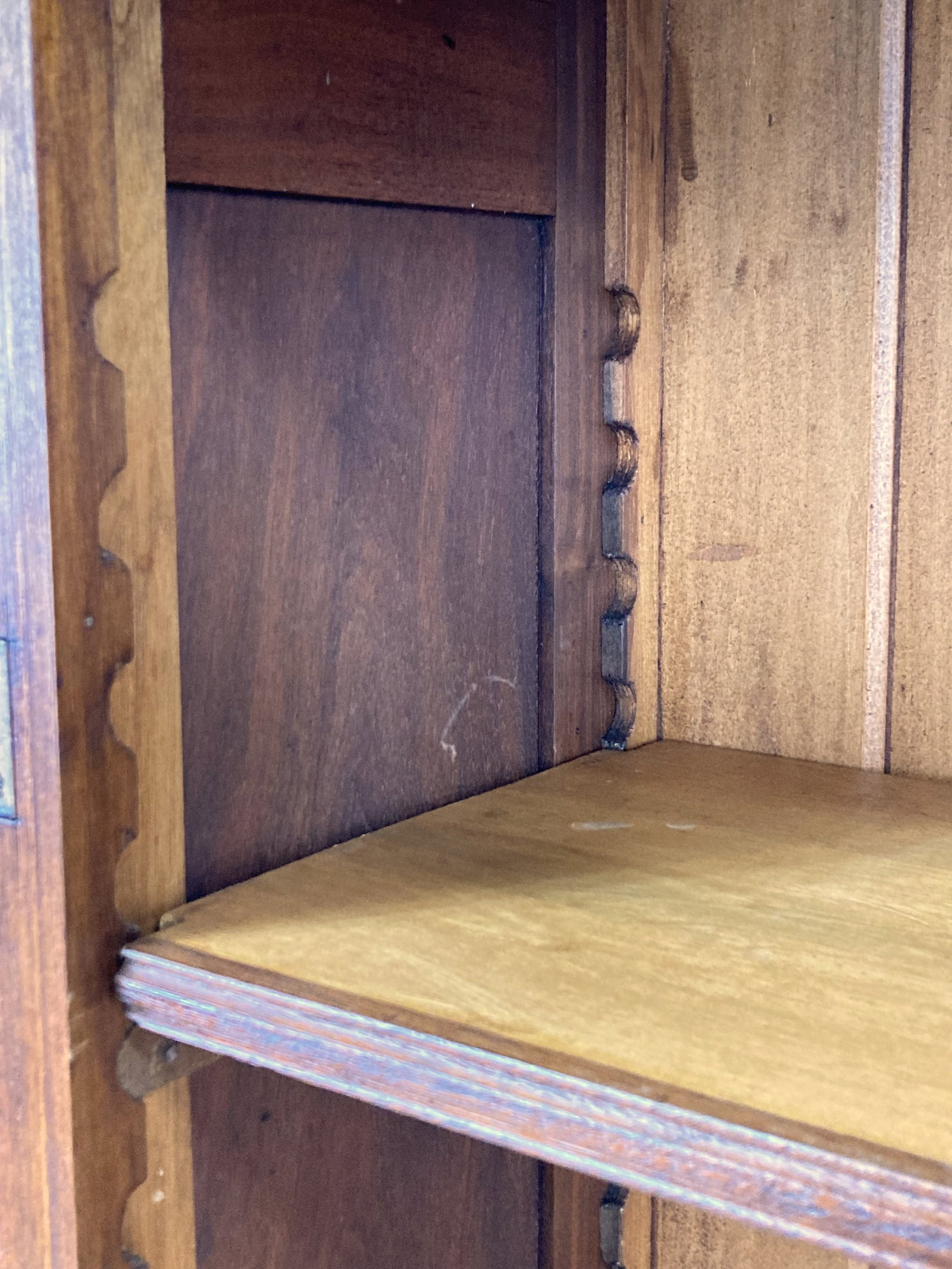 Victorian Eastlake Walnut Bookcase - 2