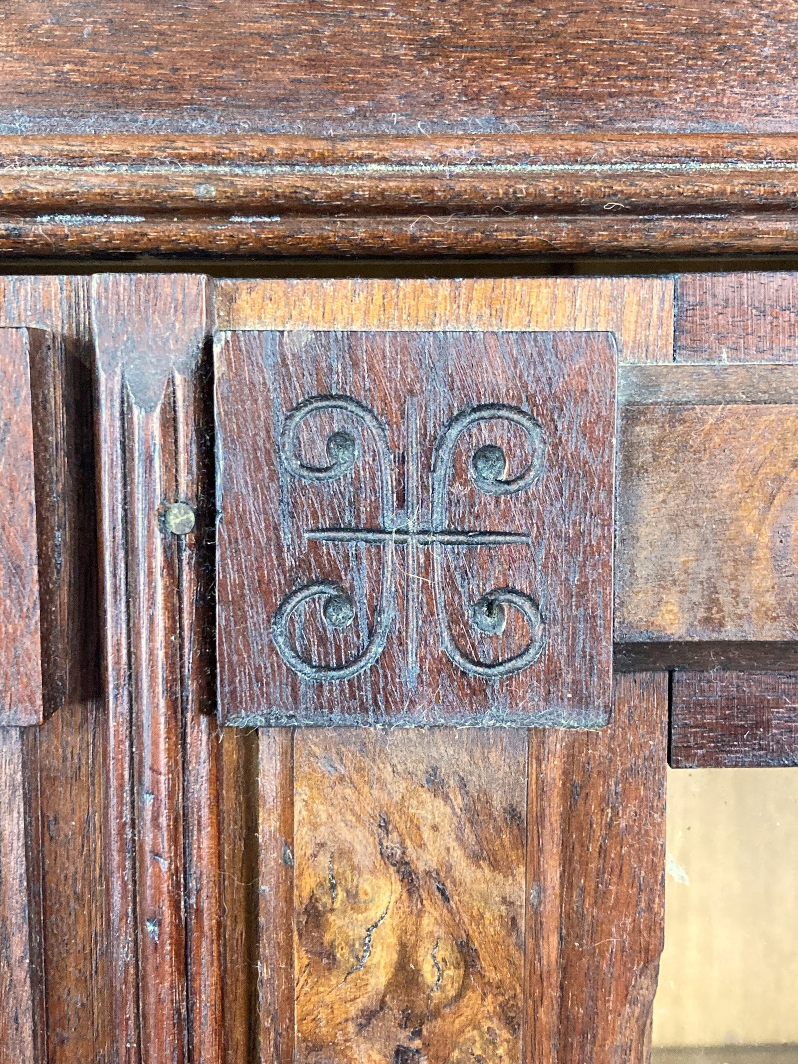 Victorian Eastlake Walnut Bookcase - 4