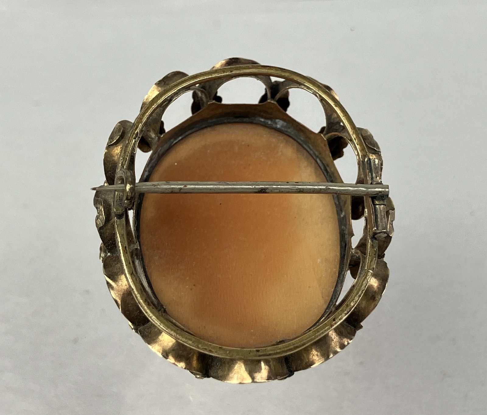 Victorian 14KT Gold Cameo Brooch - 4