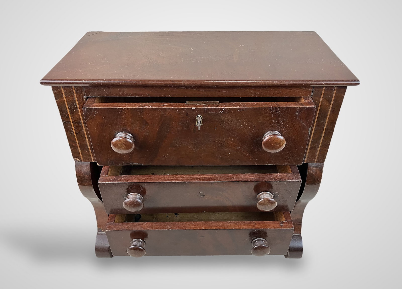 19th Century Miniature Chest - 4