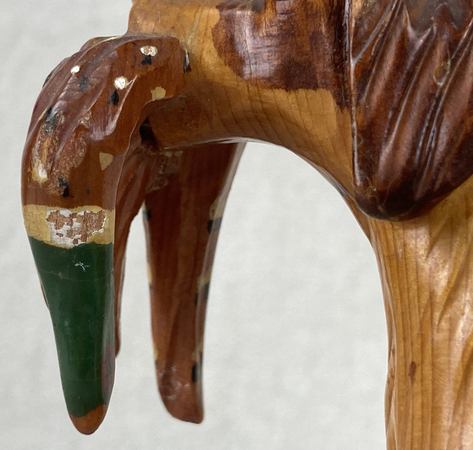 Folk Art Carved Hunting Dog Figure - 5