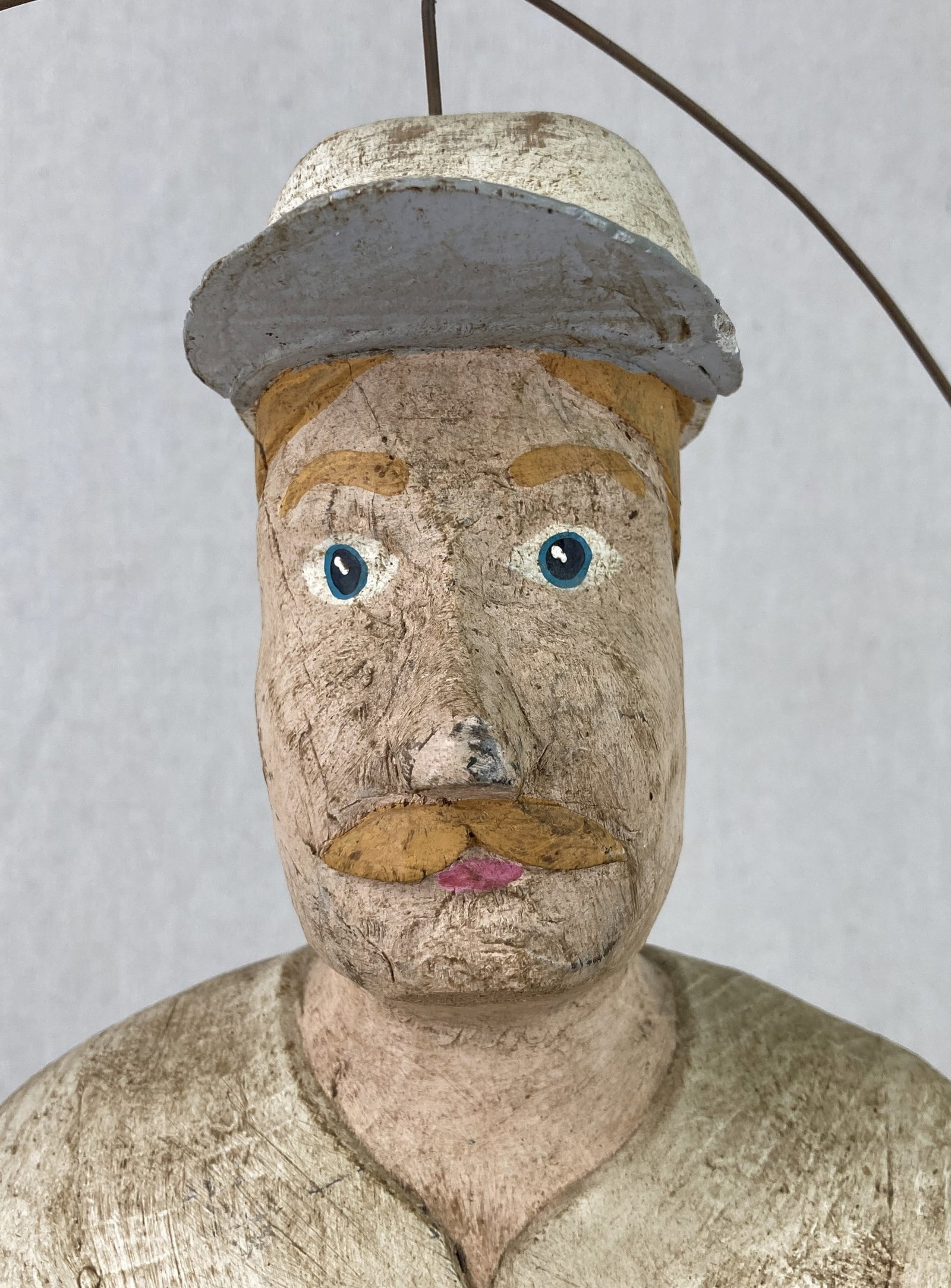 Carved Folk Art, Baseball Player , Patricia John and Jac John - 3
