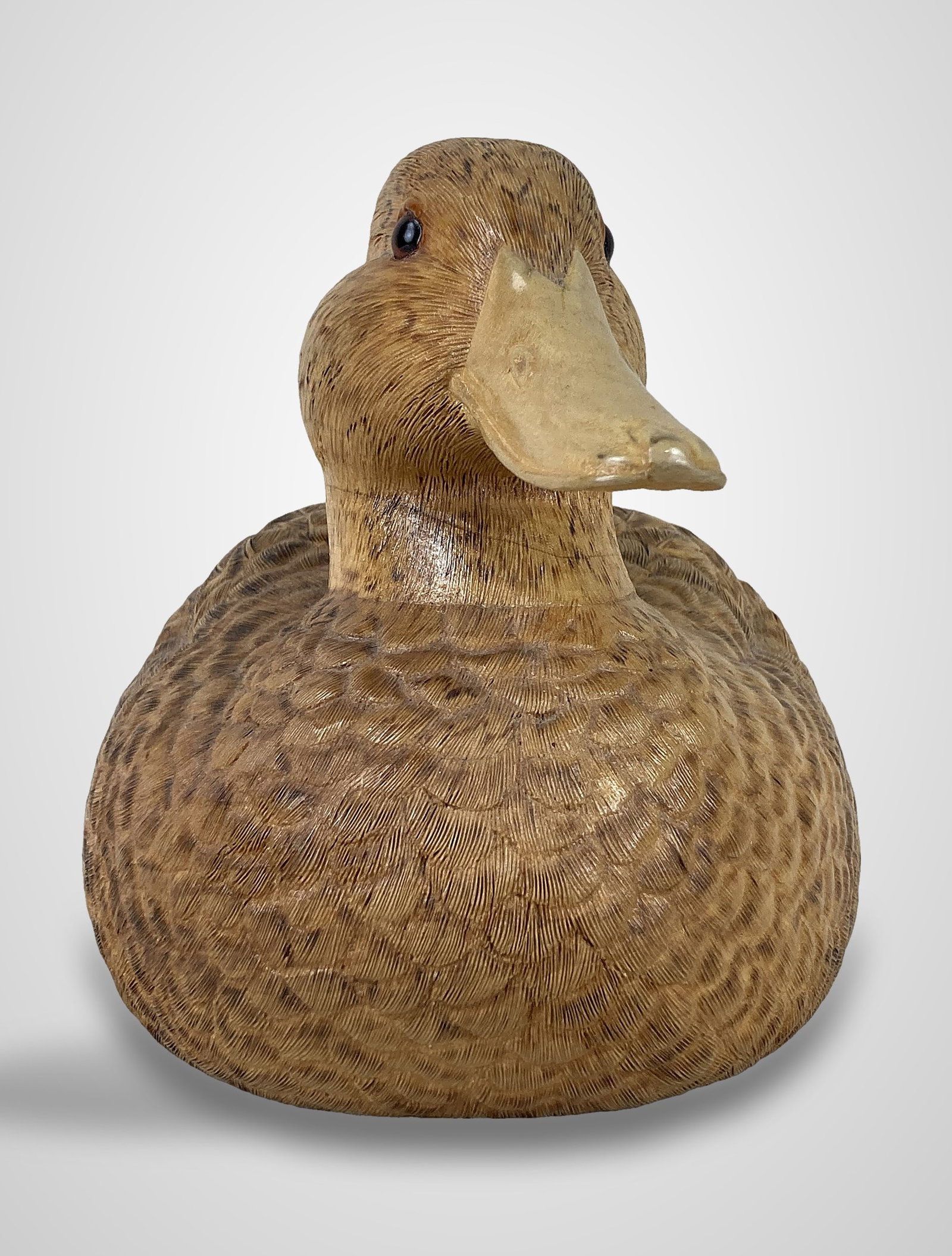 Harry Strahl Carved Duck Decoy - 2