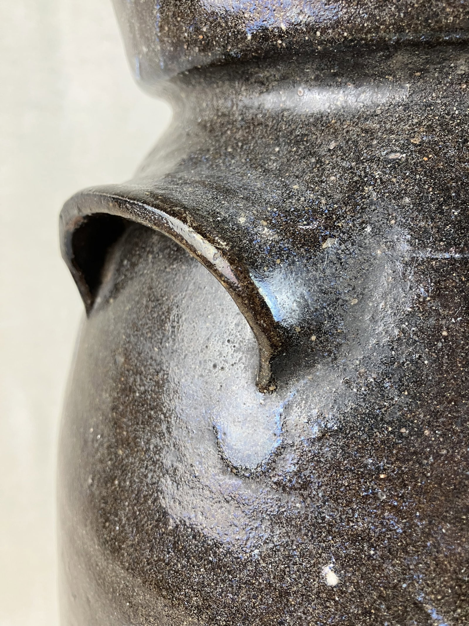 Joe Johnson Glazed 3 Gallon Stoneware Churn - 5