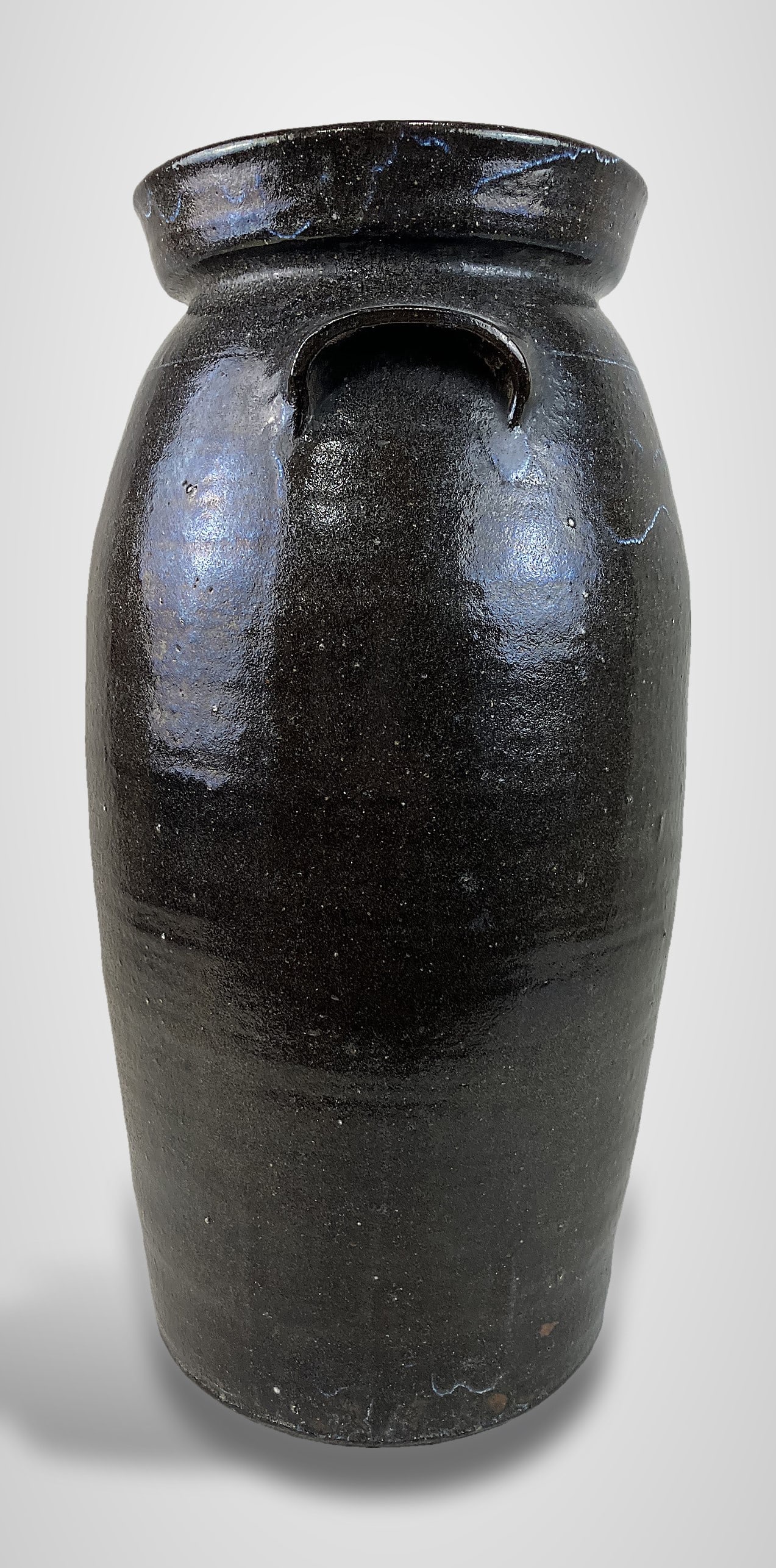 Joe Johnson Glazed 3 Gallon Stoneware Churn - 6