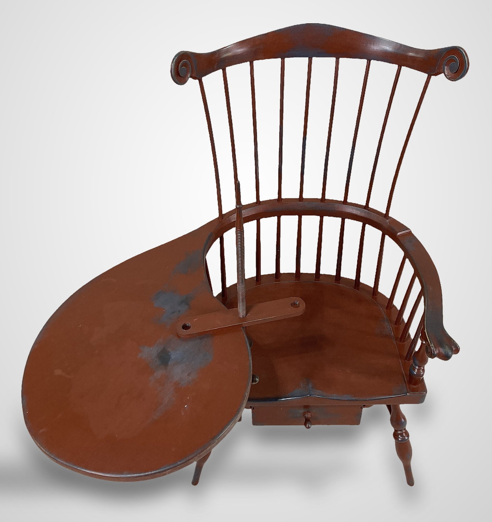D.R. Dimes Comb-Back Windsor Writing Chair - 2