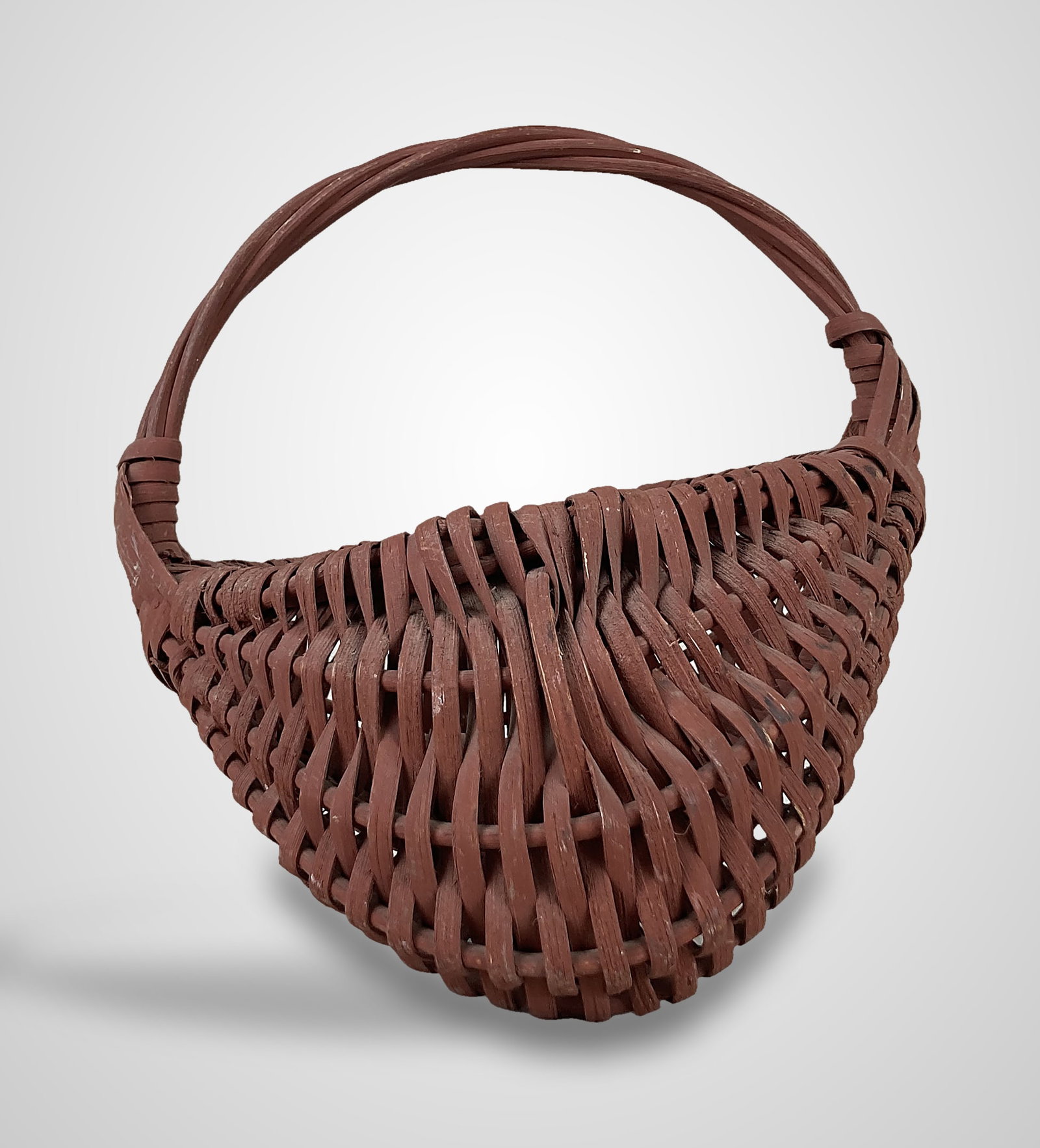 Painted Country Buttocks Basket - 2