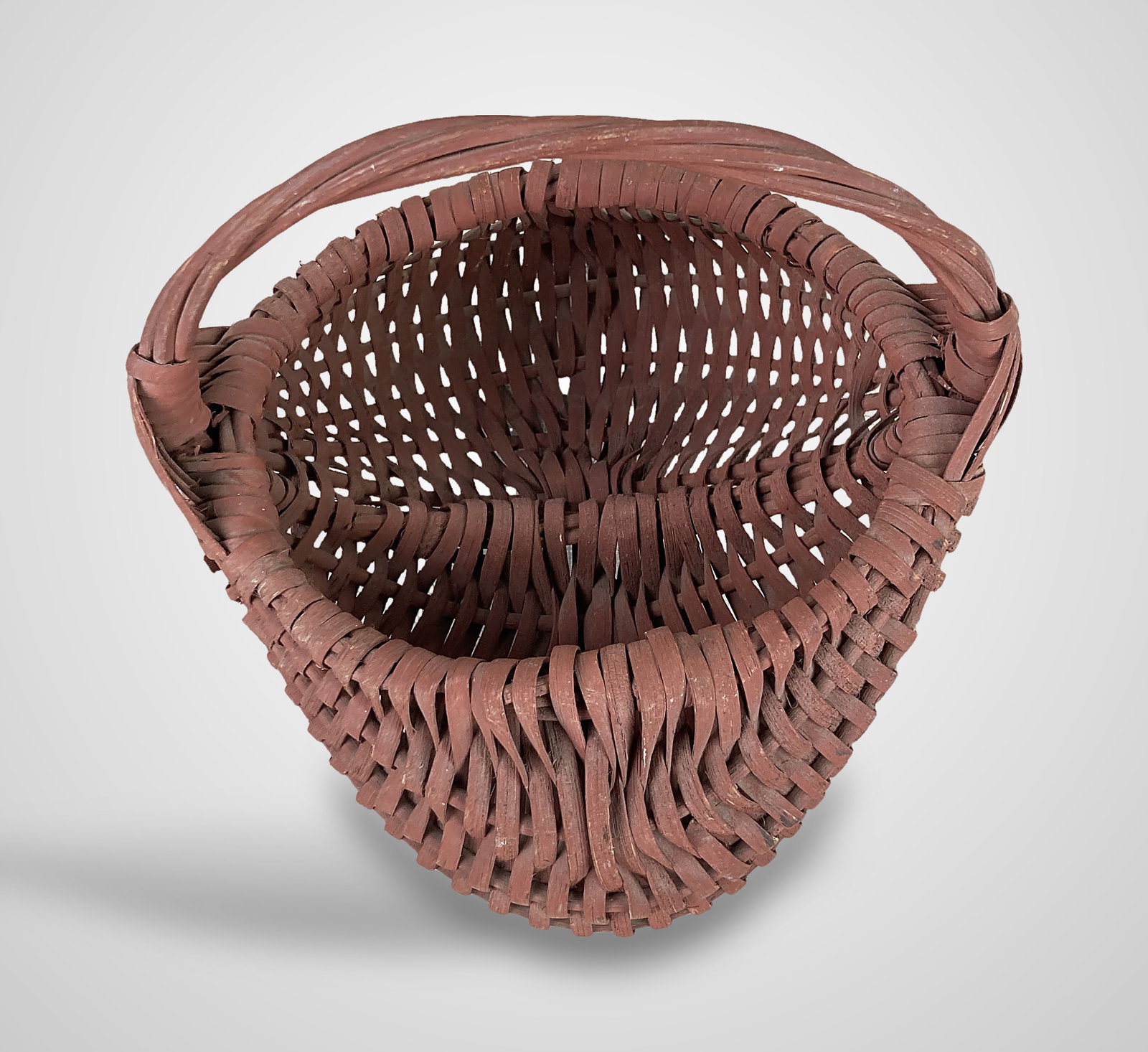 Painted Country Buttocks Basket - 6