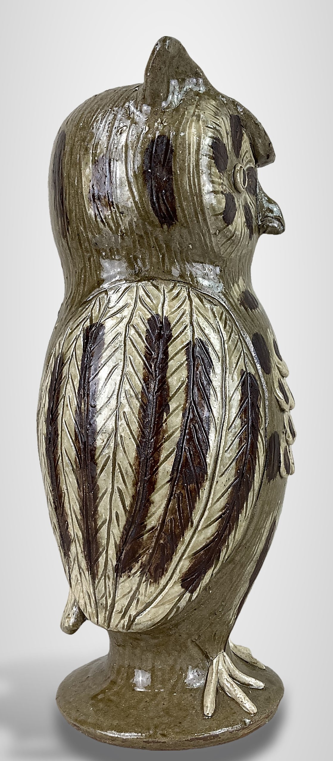 Clint Alderman Southern Pottery Owl - 5