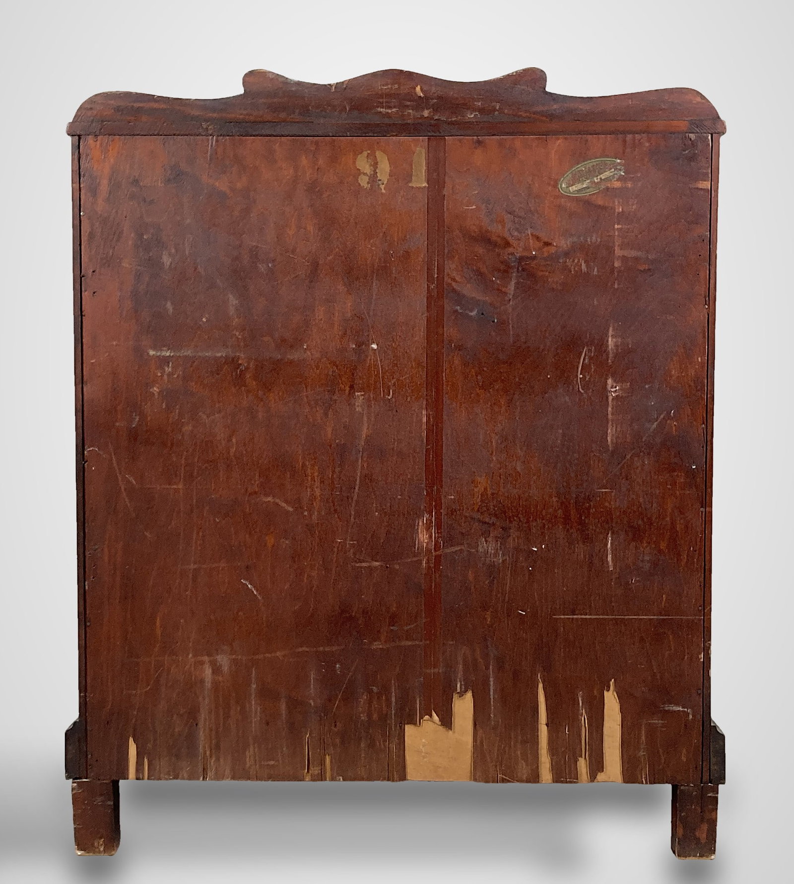Flame Mahogany Chest - 8