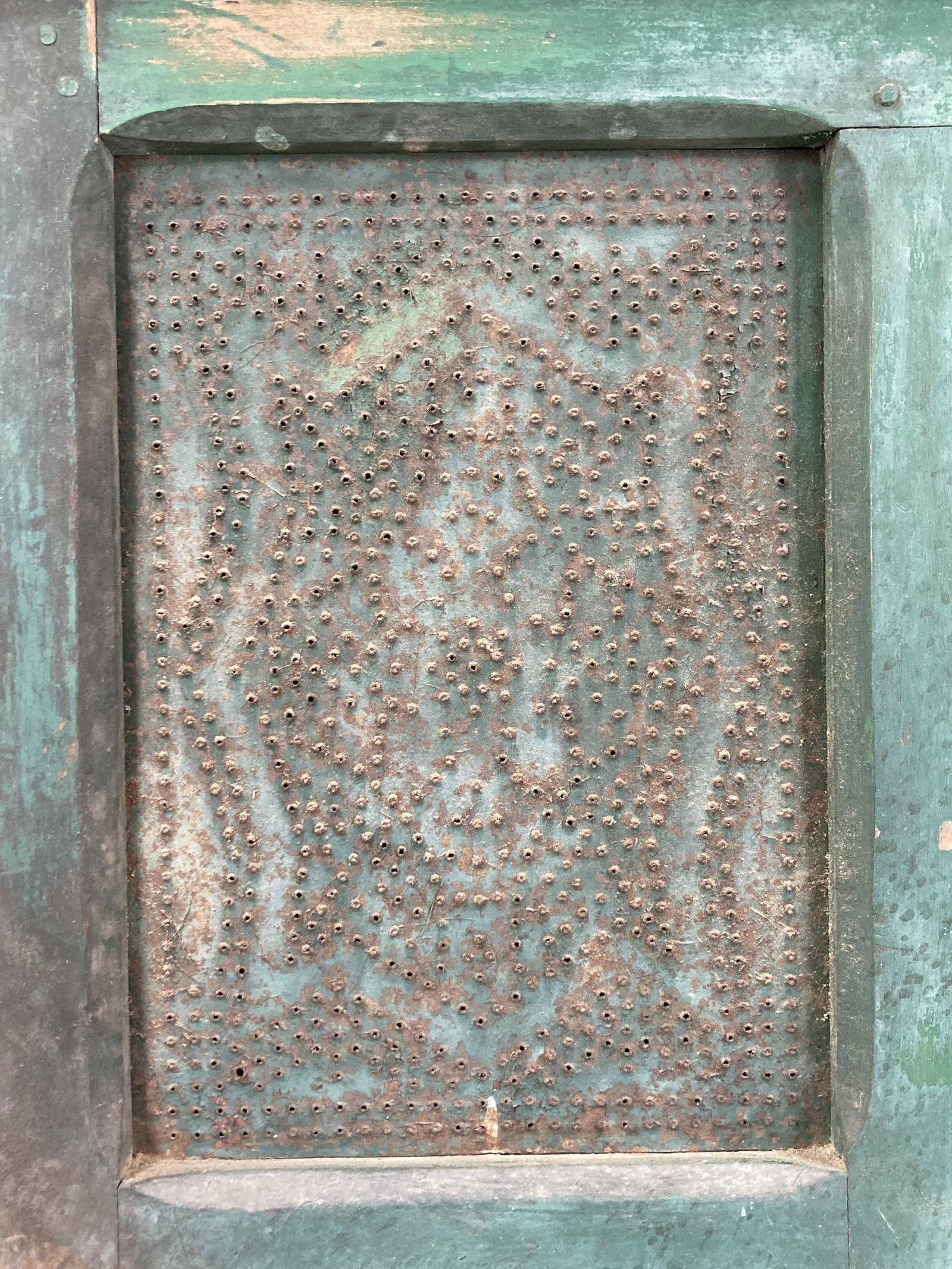 19th-Century Country Painted Pie Safe - 4