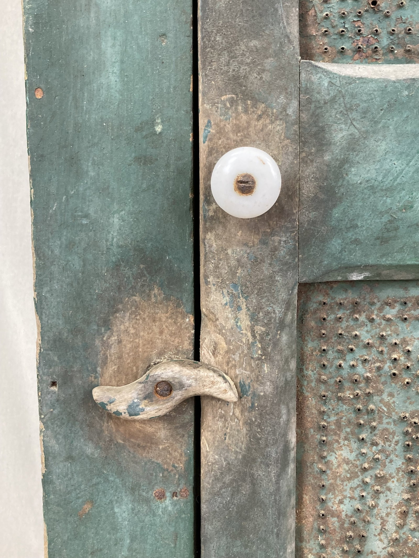 19th-Century Country Painted Pie Safe - 5