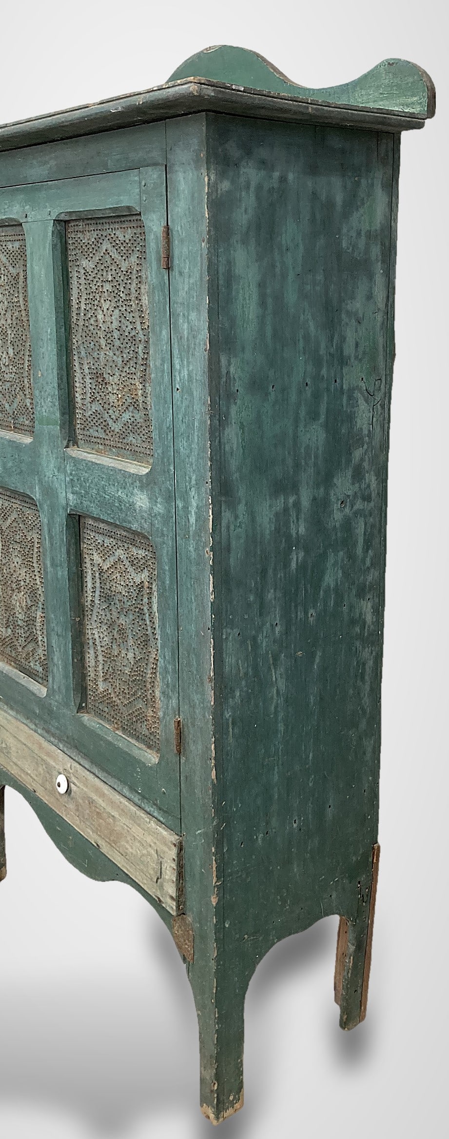 19th-Century Country Painted Pie Safe - 7