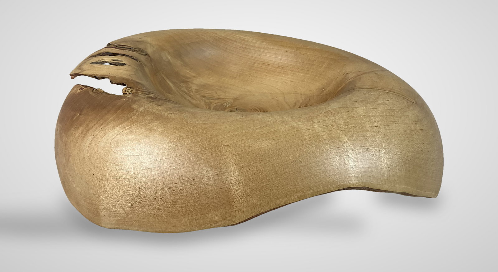 Alan Hollar Turned Maple Bowl - 3