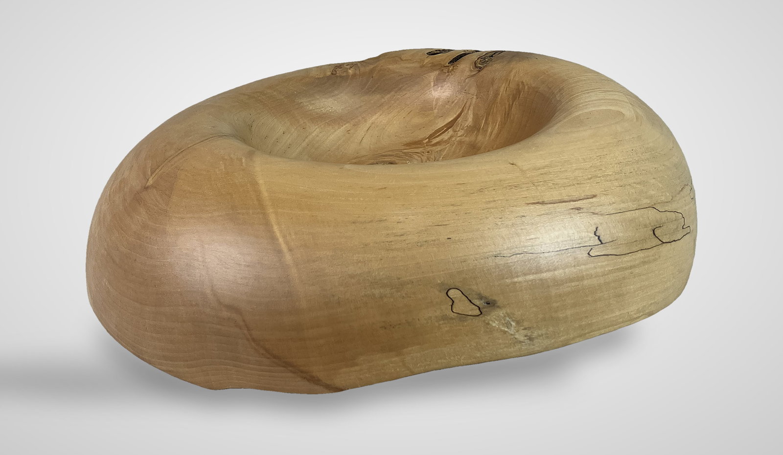 Alan Hollar Turned Maple Bowl - 4