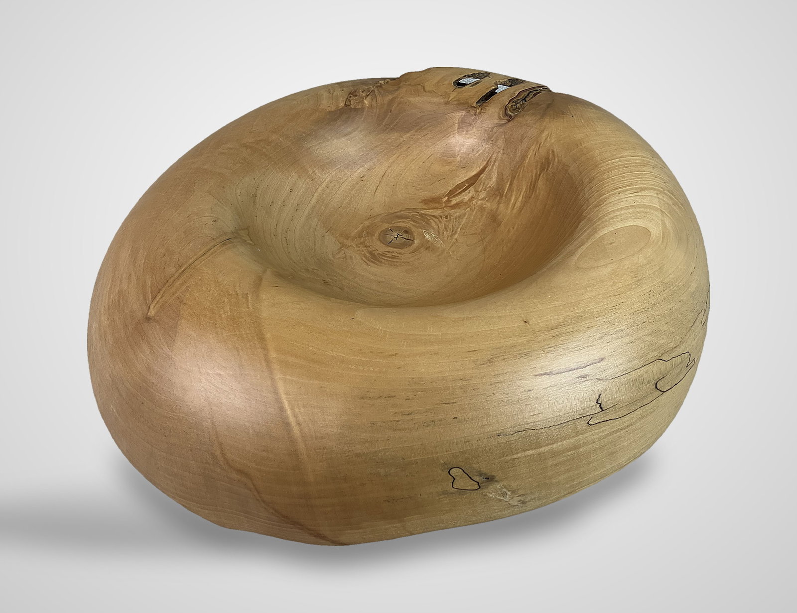Alan Hollar Turned Maple Bowl - 5
