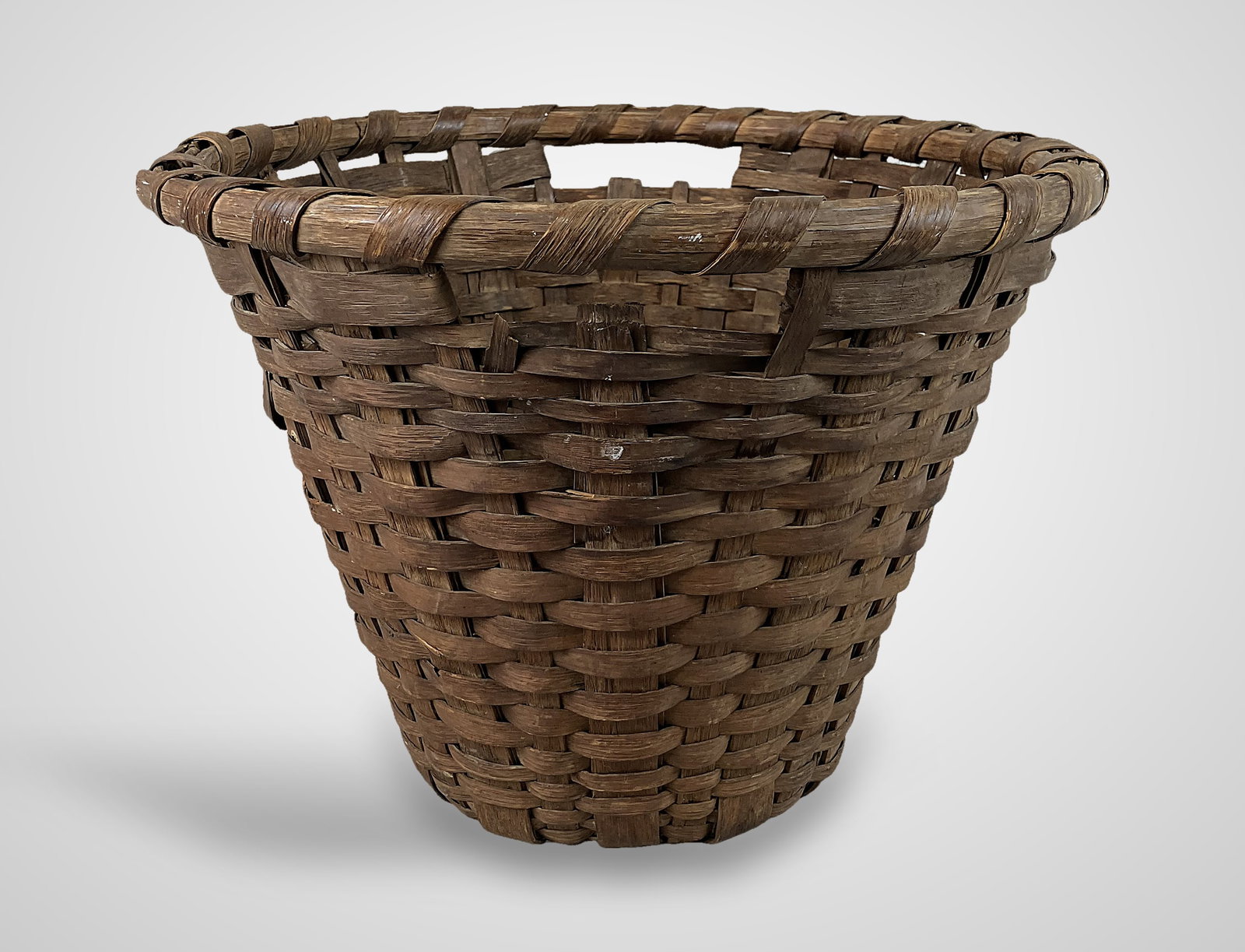 Split Oak Cotton Basket - 3