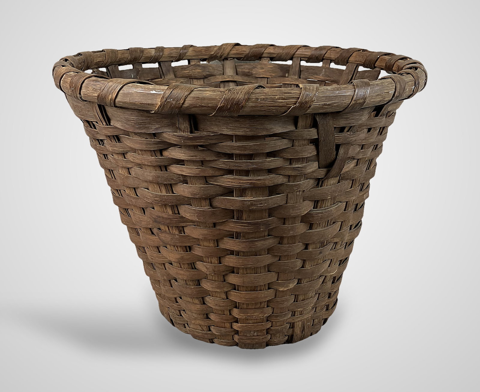 Split Oak Cotton Basket - 4